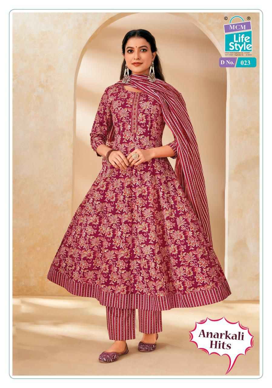 MCM Lifestyle Anarkali Hits Cotton Kurti Combo 10 pcs Catalogue