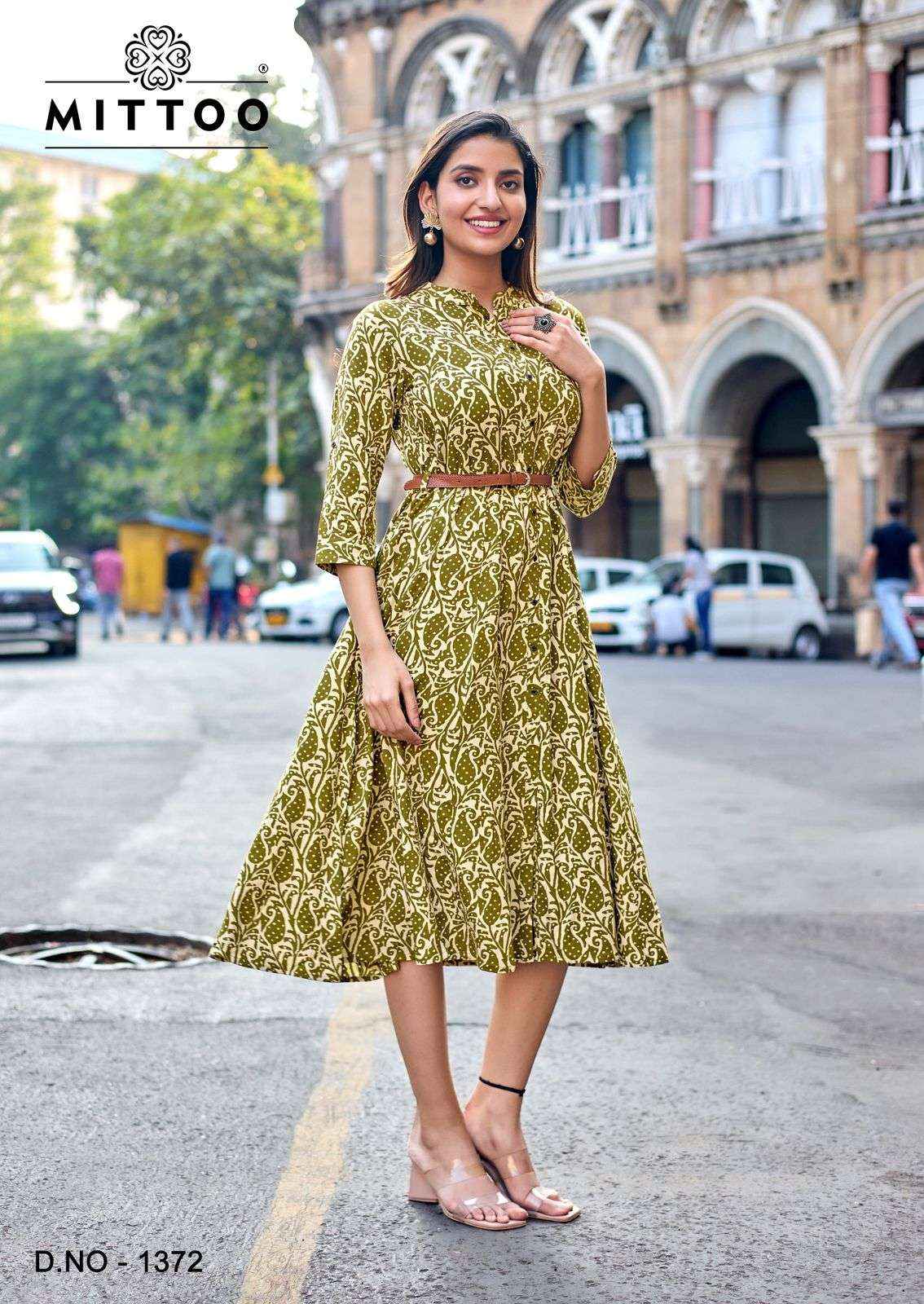 Mittoo Belt Vol 25 Rayon Kurti 6 pcs Catalogue