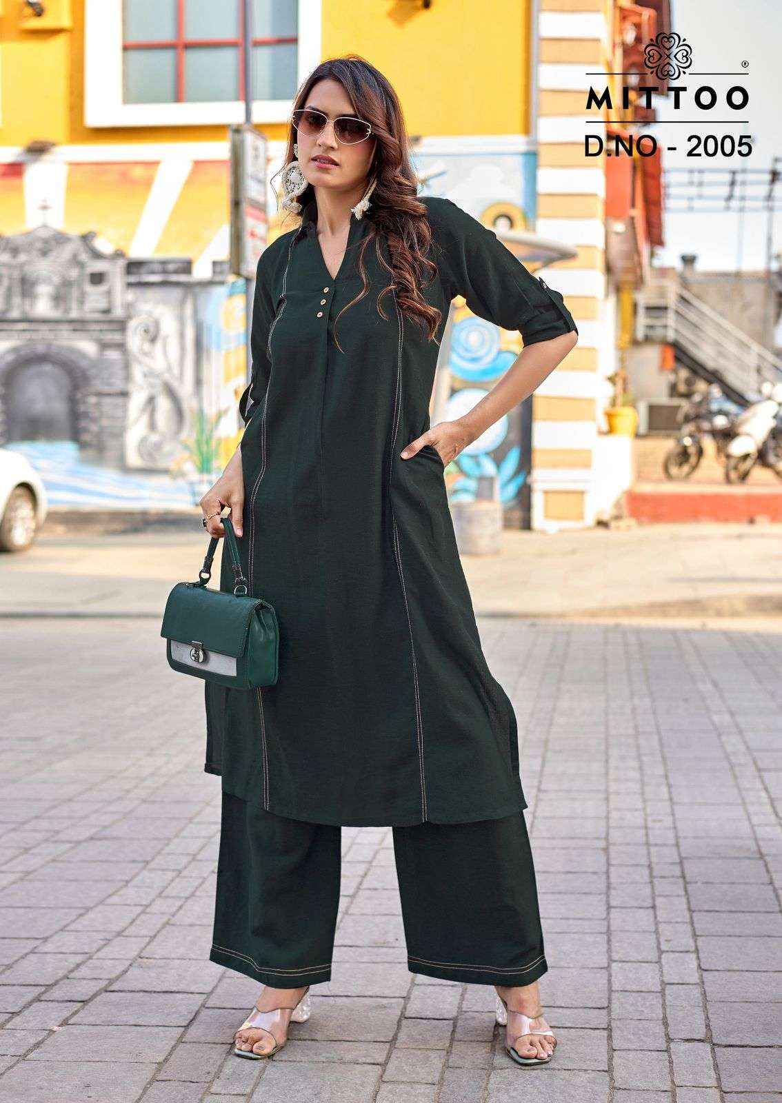 Mittoo Estilla Rayon Co Ord Set 6 pcs Catalogue