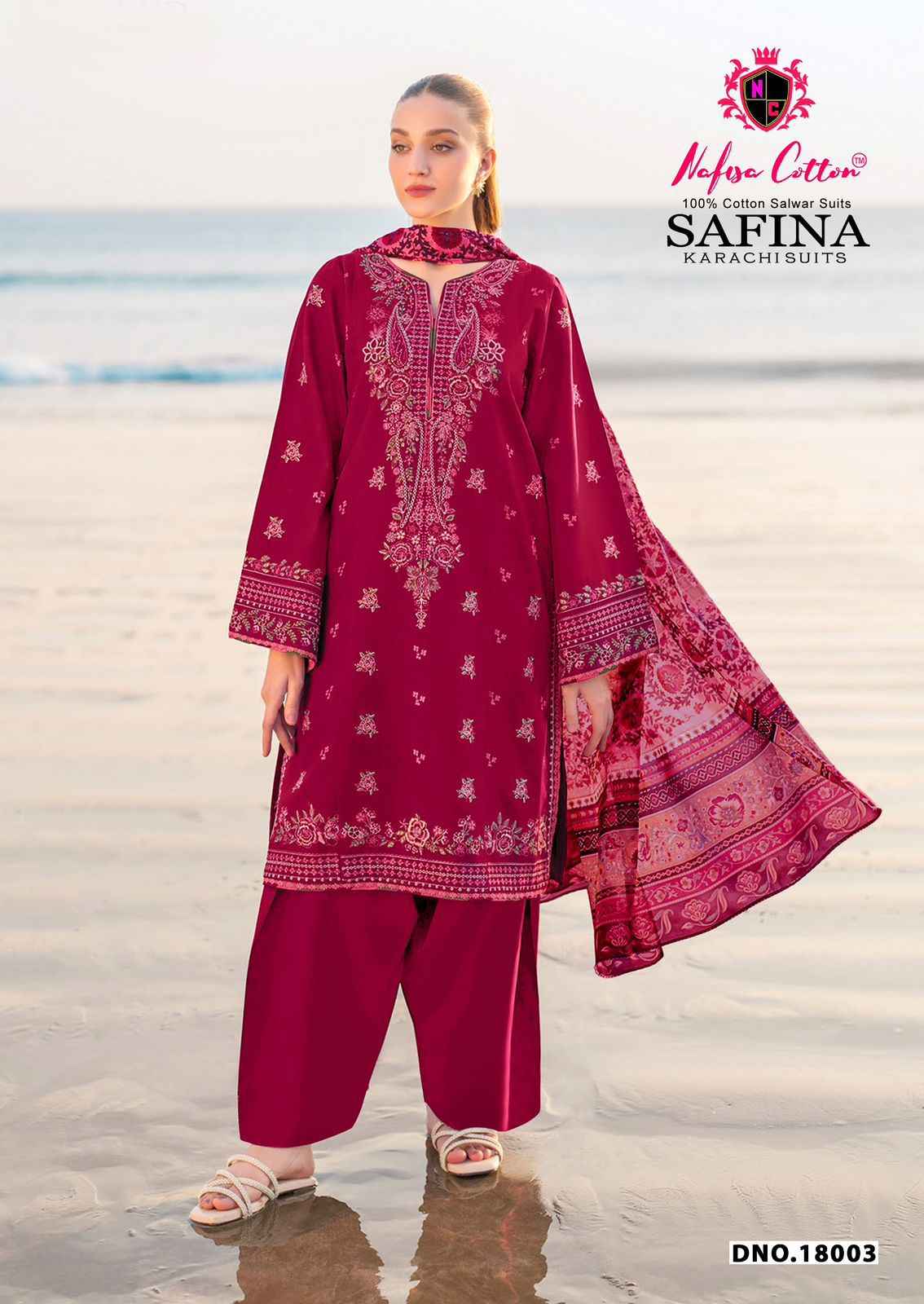 Nafisa Cotton Safina Vol 18 Cotton Dress Material 6 pcs Catalogue