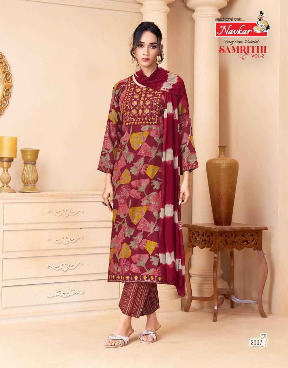 Navkar Samrithi Vol 2 Capsule Kurti Combo 8 pcs Catalogue