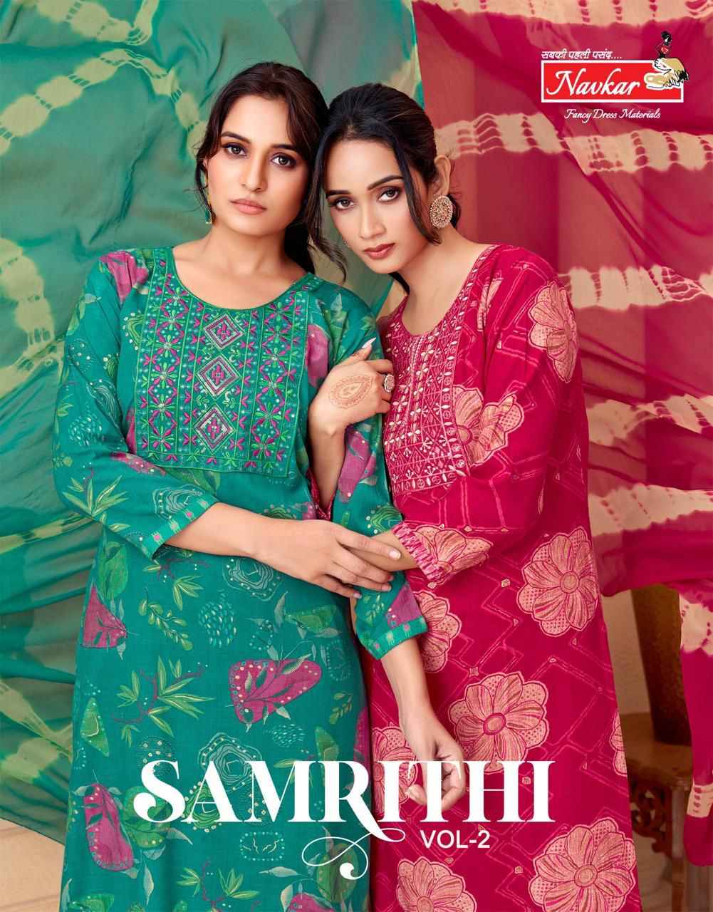 Navkar Samrithi Vol 2 Capsule Kurti Combo 8 pcs Catalogue