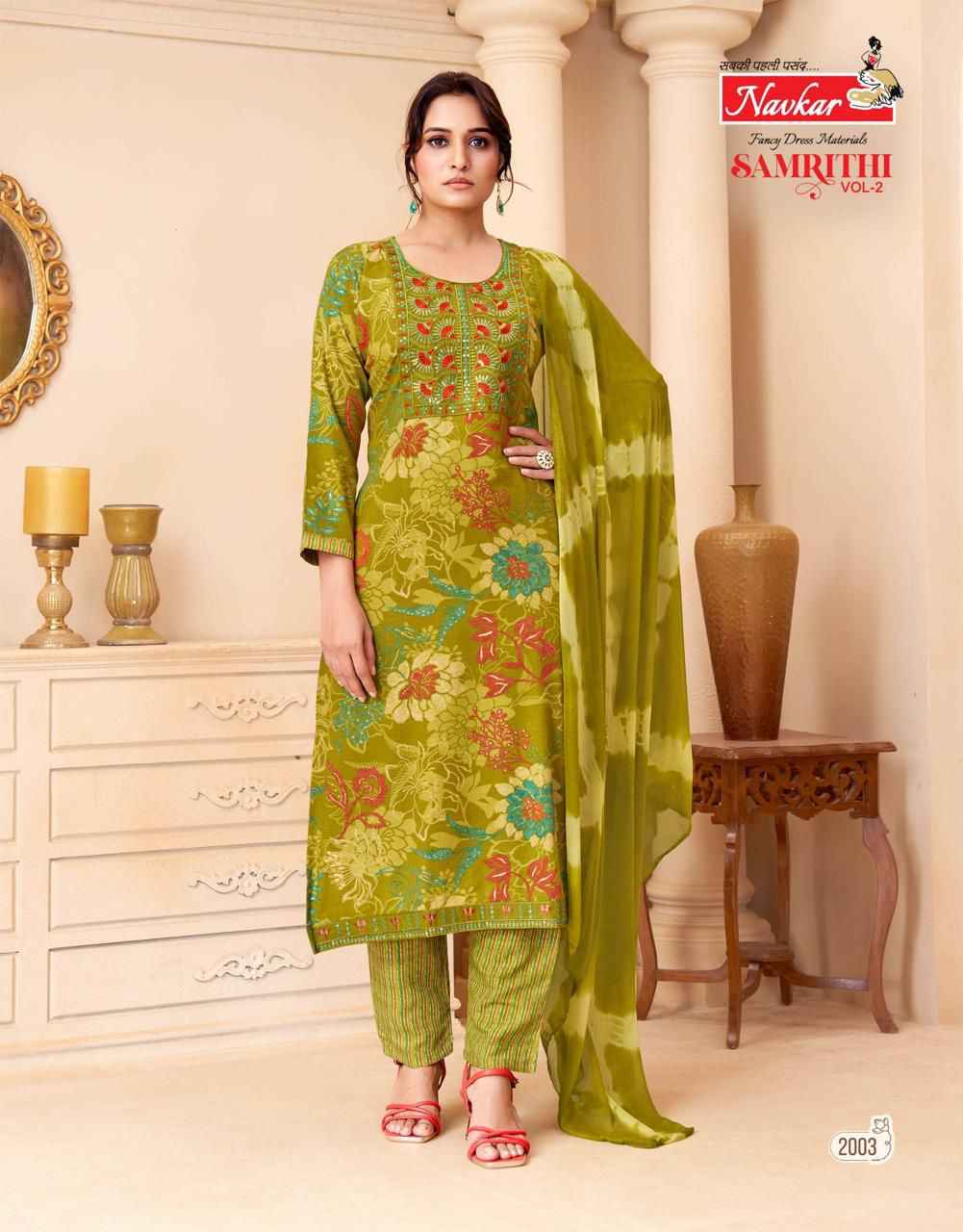 Navkar Samrithi Vol 2 Capsule Kurti Combo 8 pcs Catalogue