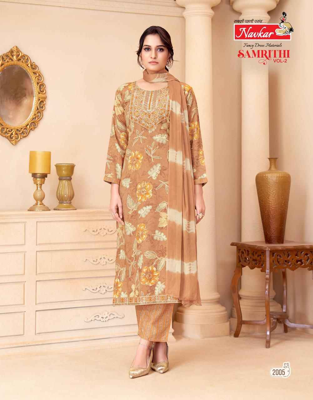 Navkar Samrithi Vol 2 Capsule Kurti Combo 8 pcs Catalogue