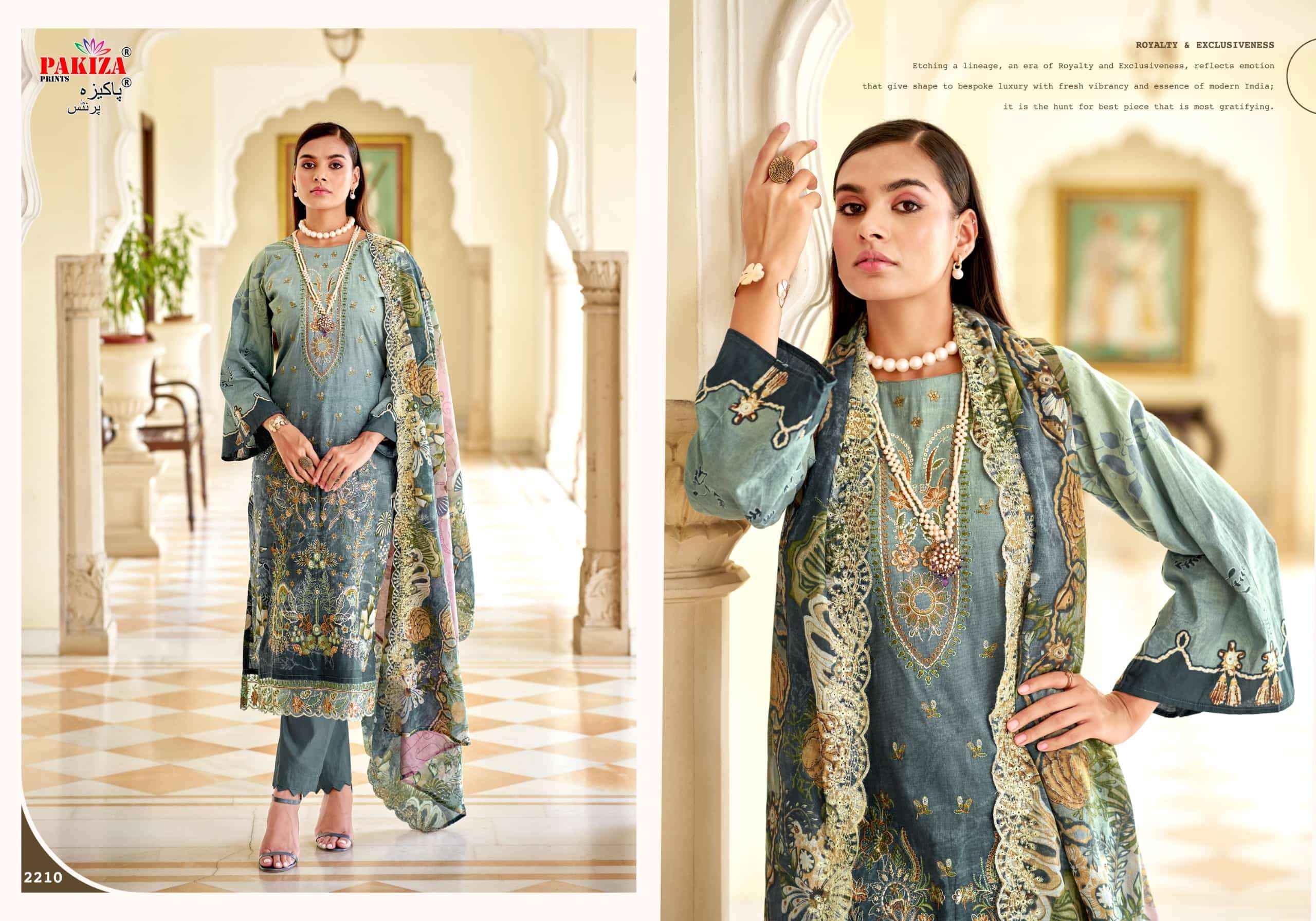 Pakiza Prints Farah Vol 22 Lawn Dress Material 10 pcs Catalogue