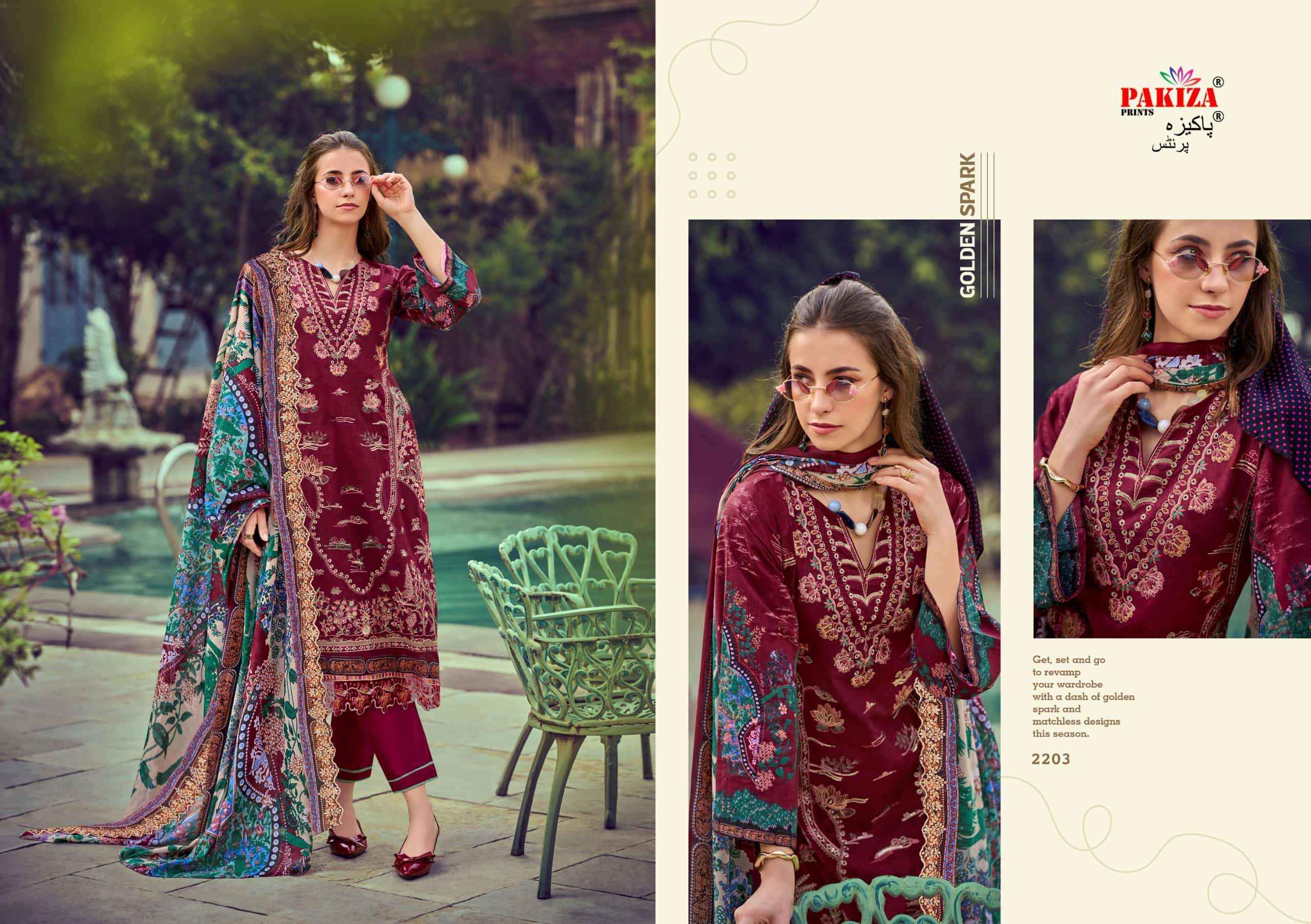 Pakiza Prints Farah Vol 22 Lawn Dress Material 10 pcs Catalogue