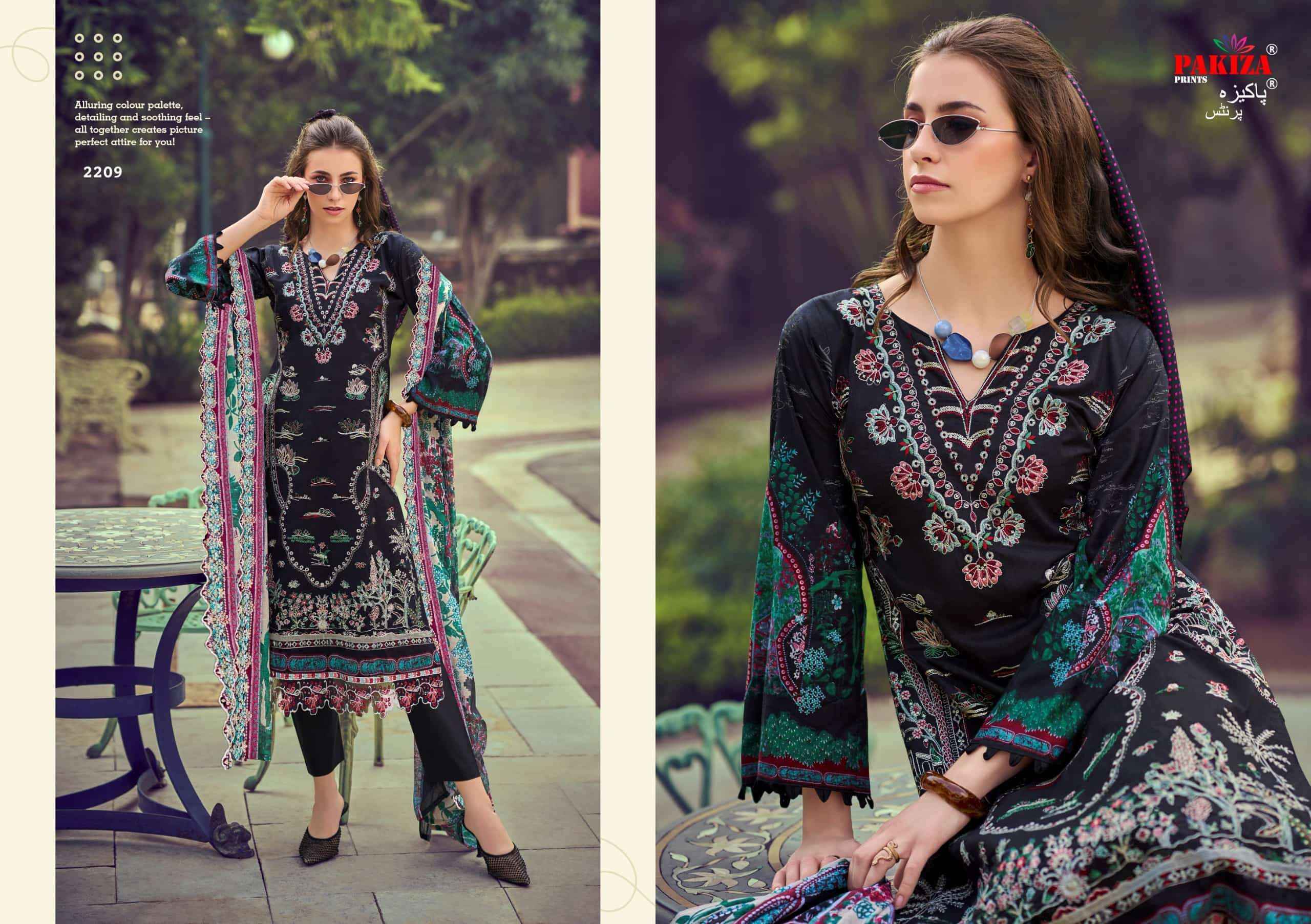 Pakiza Prints Farah Vol 22 Lawn Dress Material 10 pcs Catalogue