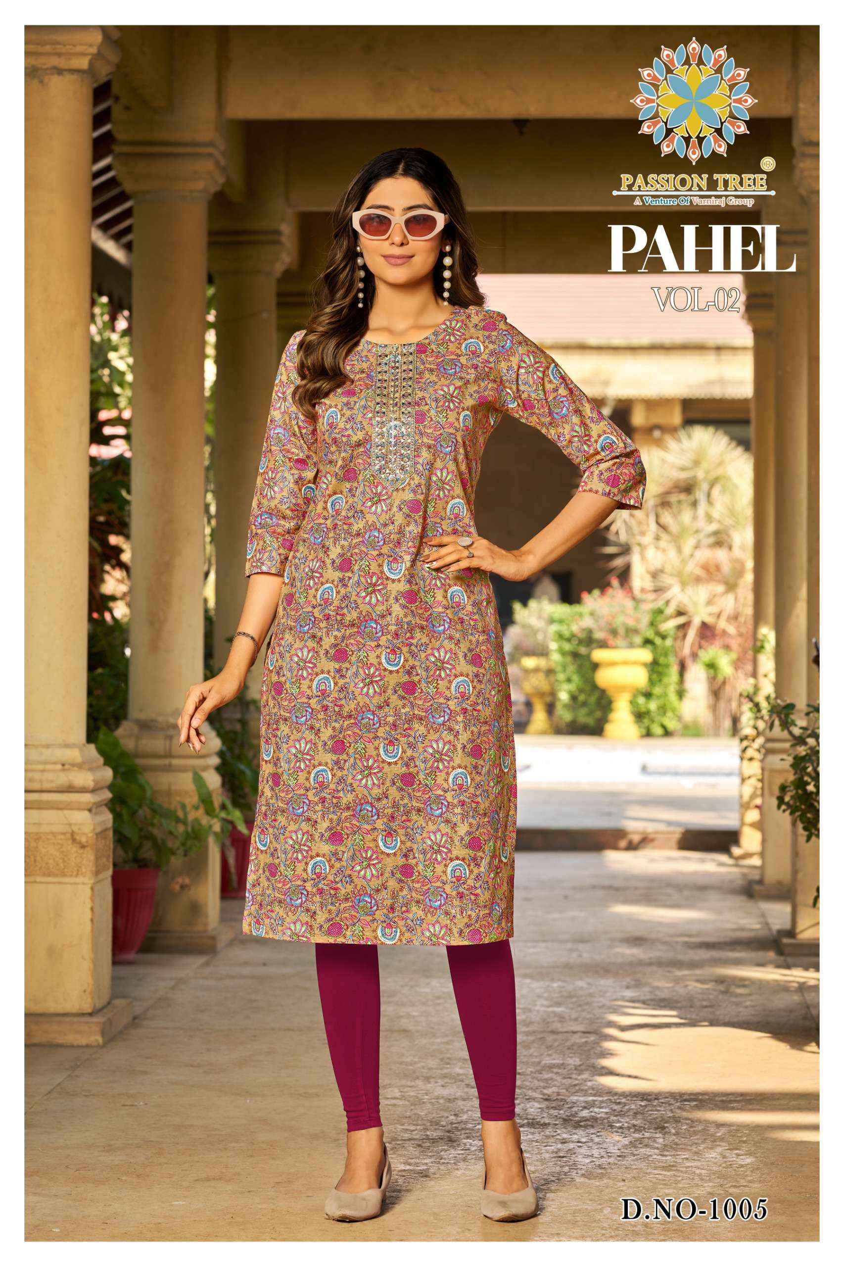 Passion Tree Pahel Vol 2 Cotton Kurti 10 pcs Catalogue