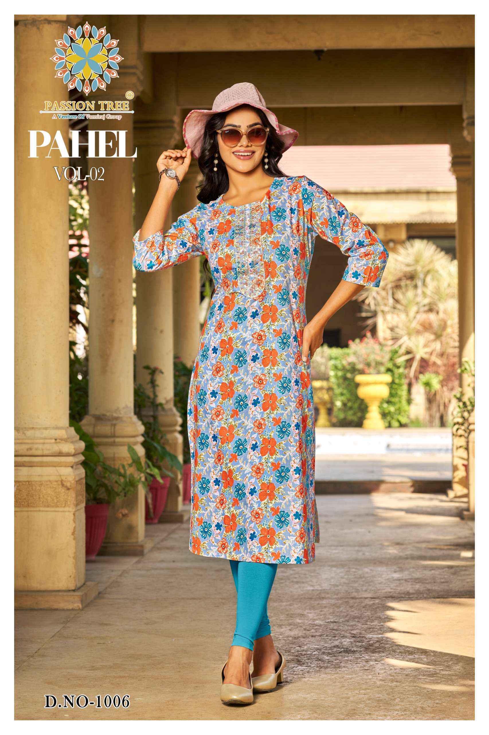 Passion Tree Pahel Vol 2 Cotton Kurti 10 pcs Catalogue