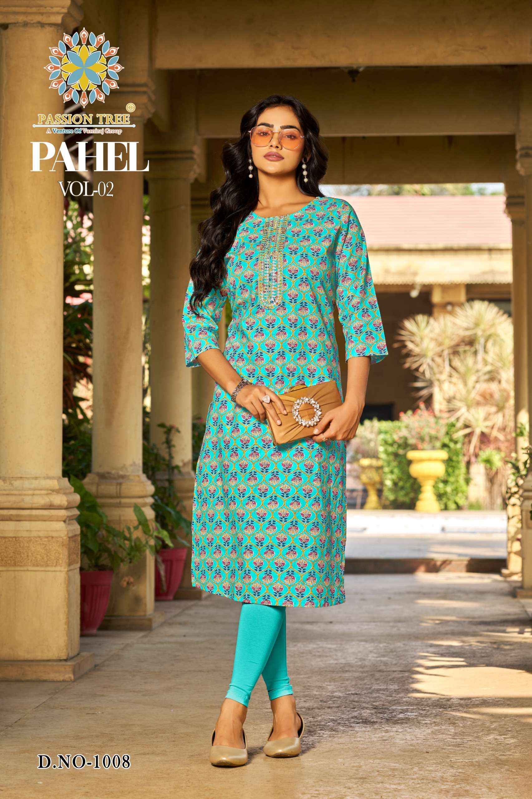Passion Tree Pahel Vol 2 Cotton Kurti 10 pcs Catalogue