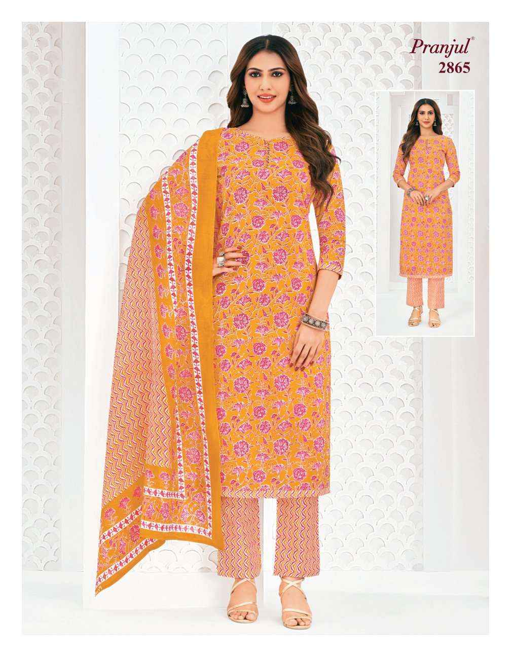 Pranjul Priyanka Vol 28 Cotton Dress Material 36 pcs Catalogue