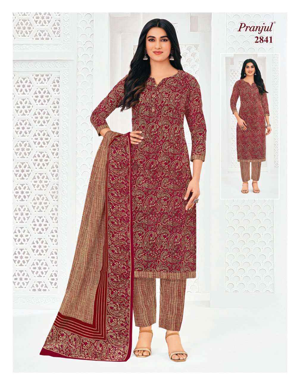 Pranjul Priyanka Vol 28 Cotton Dress Material 36 pcs Catalogue