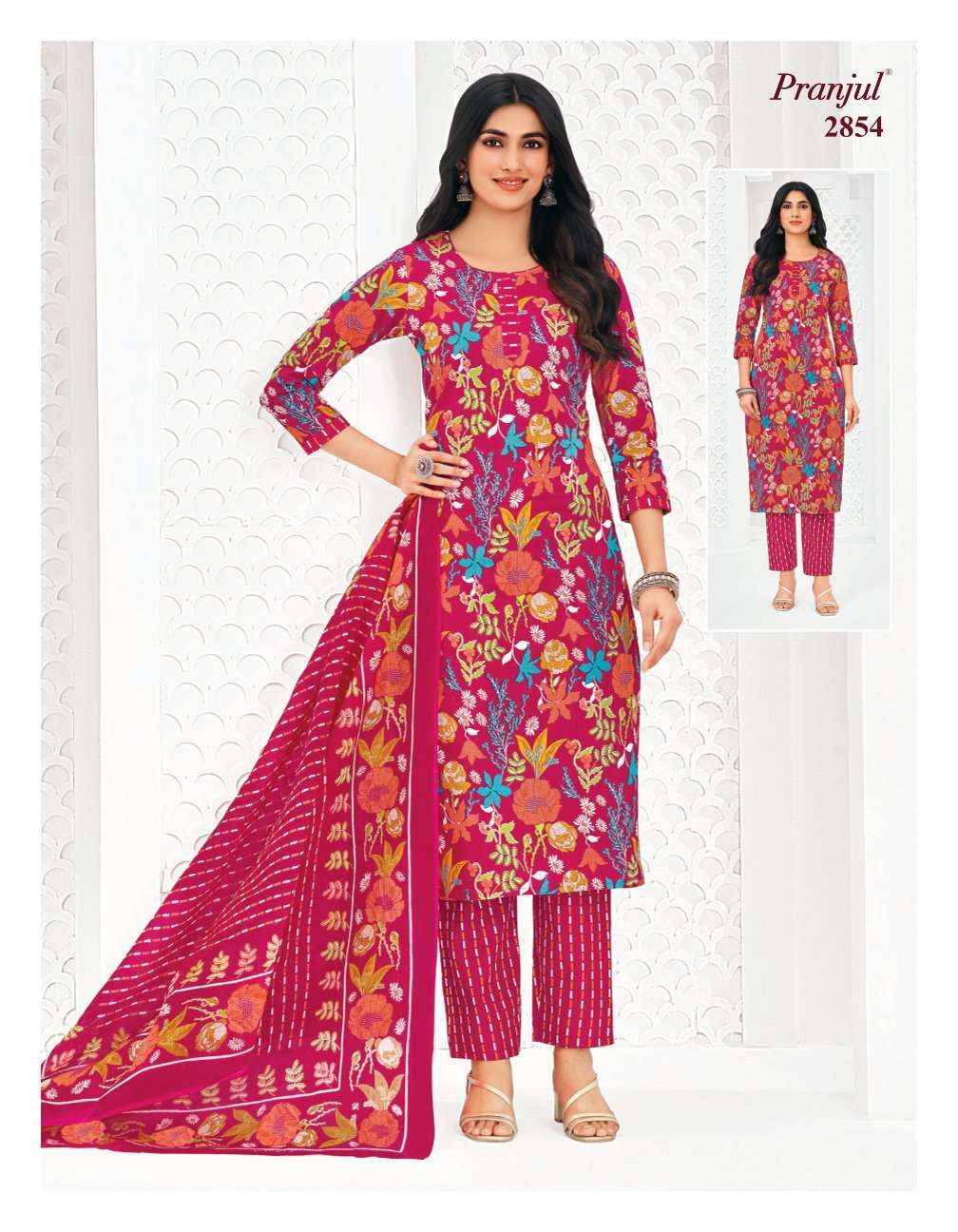 Pranjul Priyanka Vol 28 Cotton Dress Material 36 pcs Catalogue