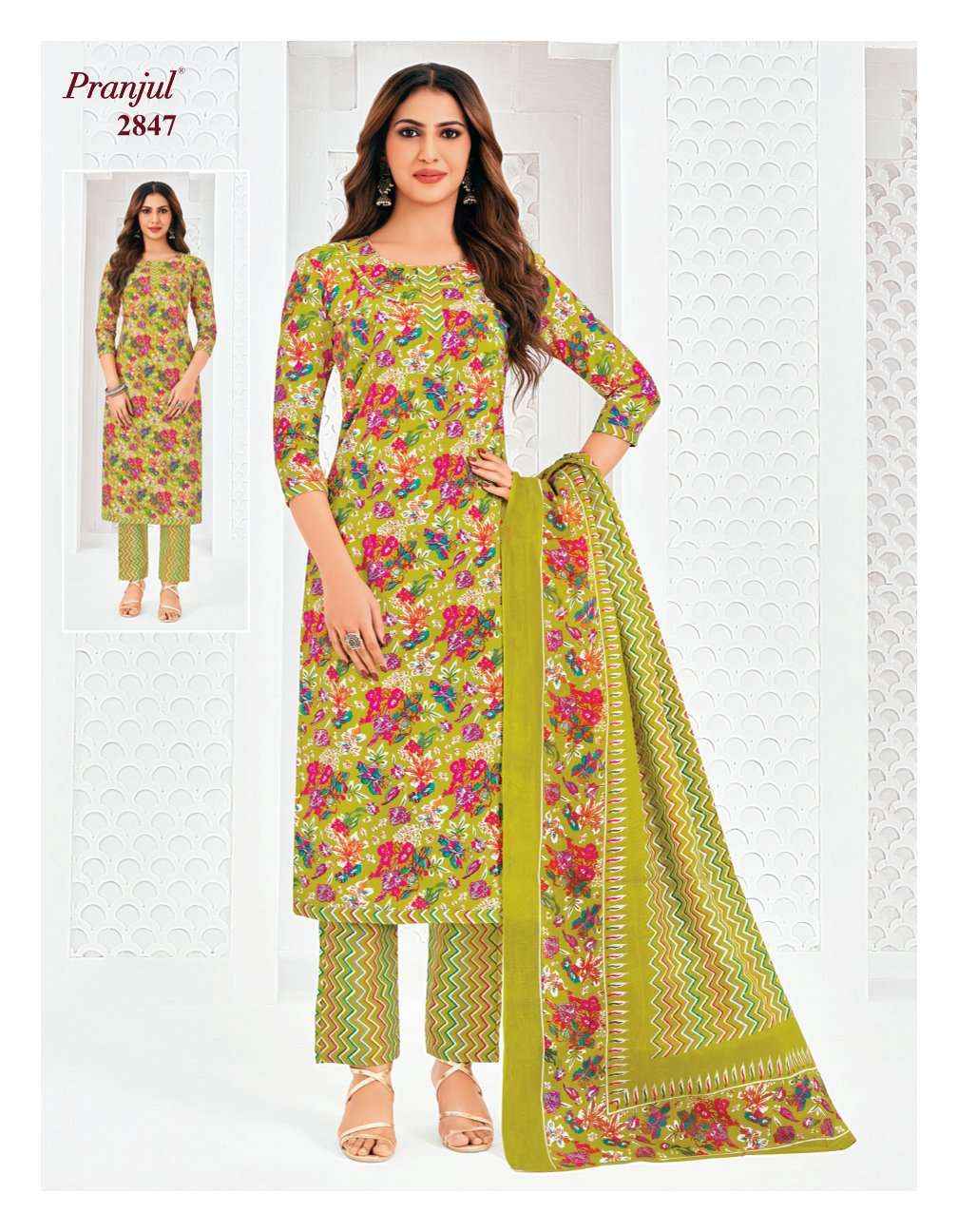 Pranjul Priyanka Vol 28 Cotton Dress Material 36 pcs Catalogue