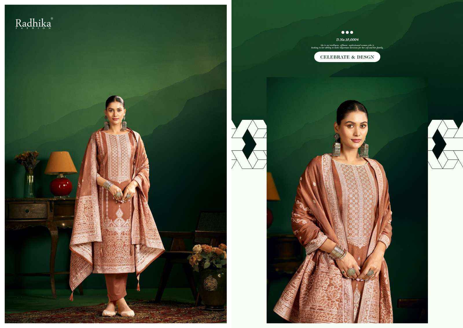 Radhika Fashion Azara Banarashi Adah Vol 11 Cotton Dress Material 6 pcs Catalogue