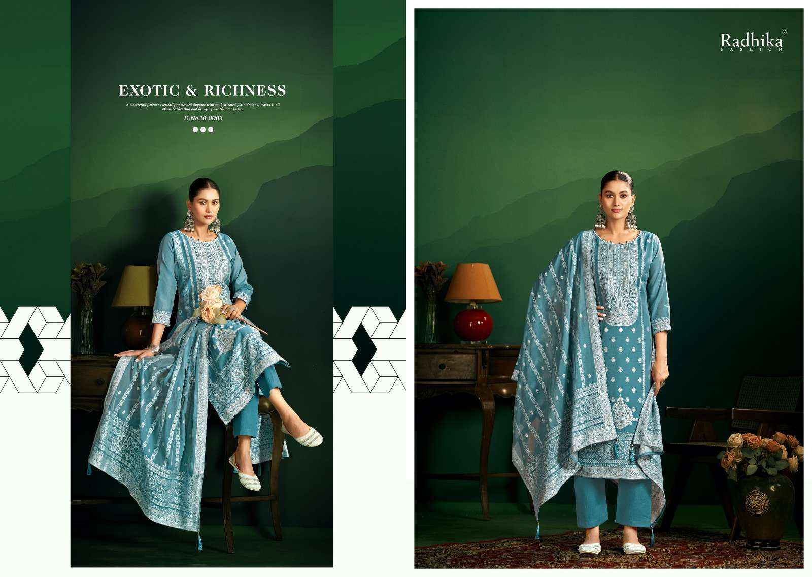 Radhika Fashion Azara Banarashi Adah Vol 11 Cotton Dress Material 6 pcs Catalogue