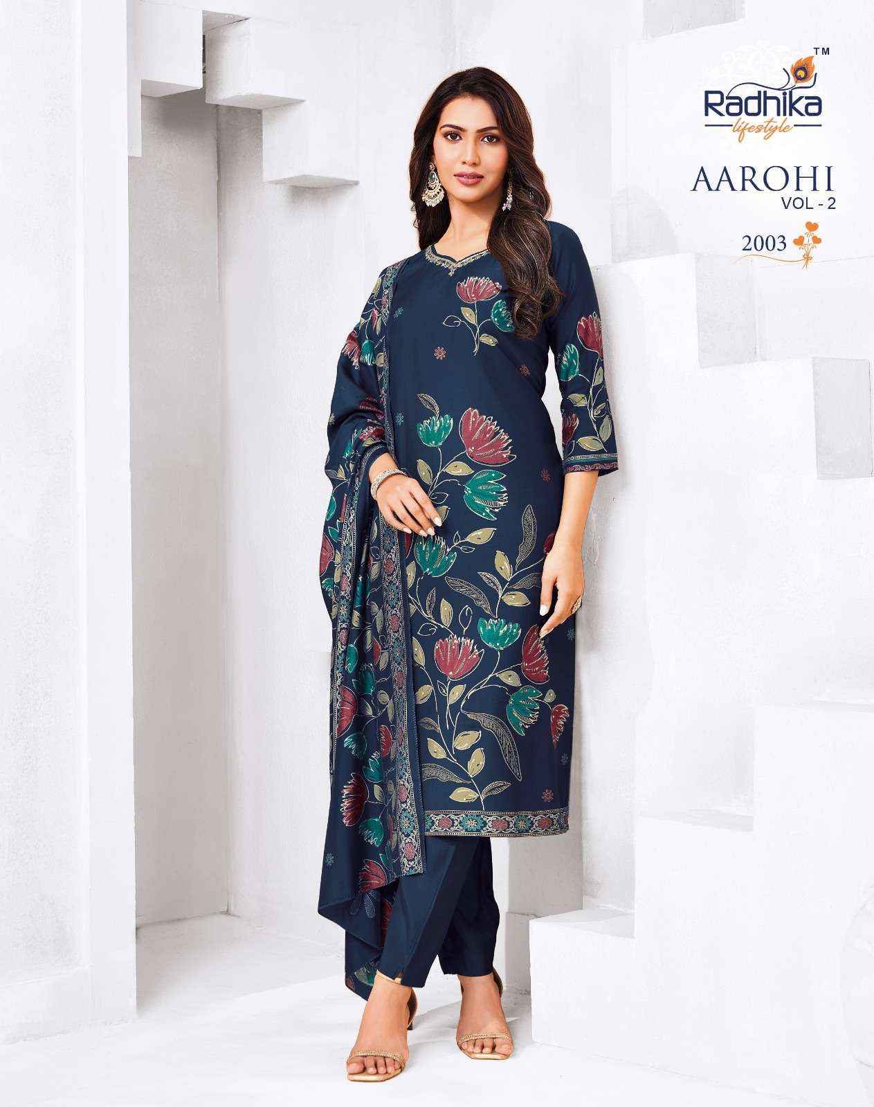 Radhika Lifestyle Aarohi Vol 2 Modal Kurti Combo 8 pcs Catalogue