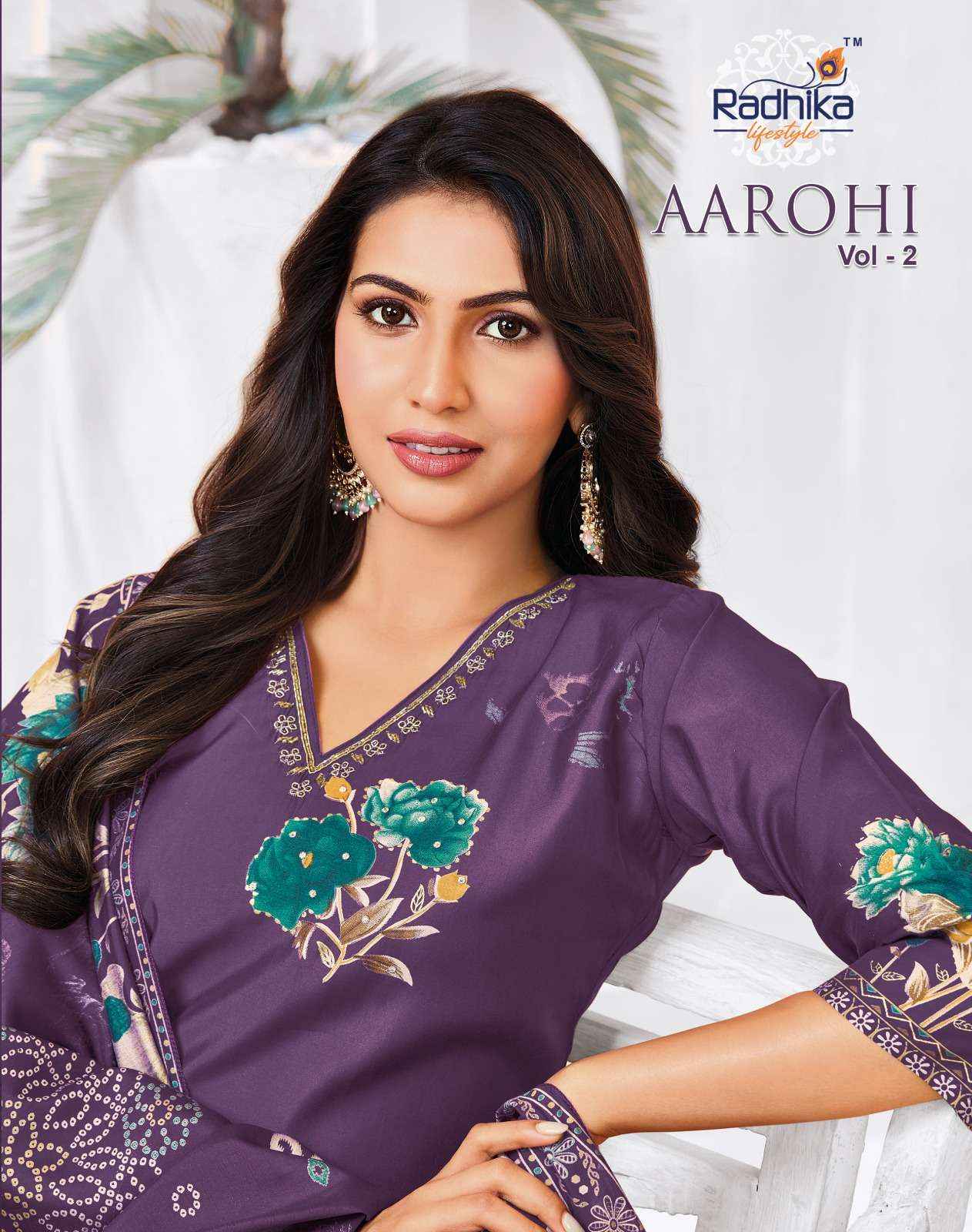 Radhika Lifestyle Aarohi Vol 2 Modal Kurti Combo 8 pcs Catalogue