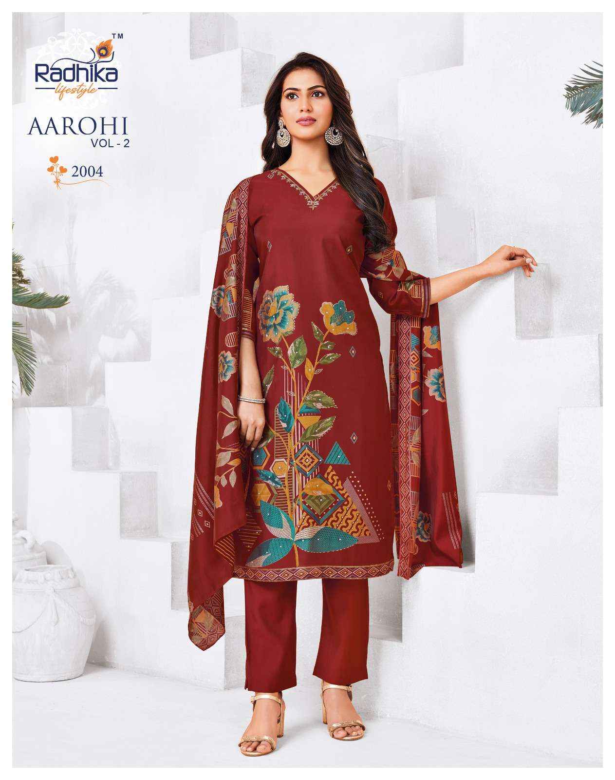 Radhika Lifestyle Aarohi Vol 2 Modal Kurti Combo 8 pcs Catalogue