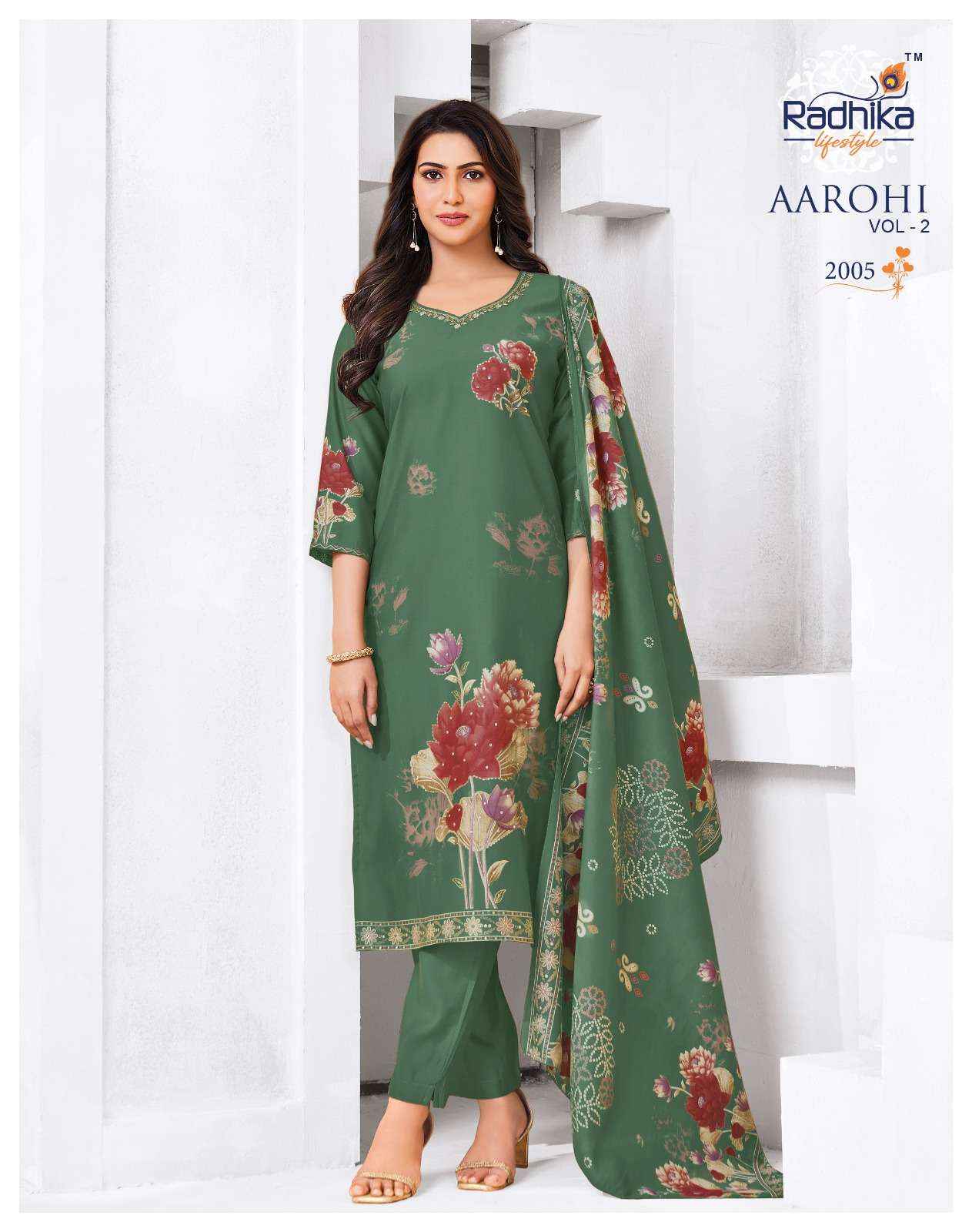 Radhika Lifestyle Aarohi Vol 2 Modal Kurti Combo 8 pcs Catalogue