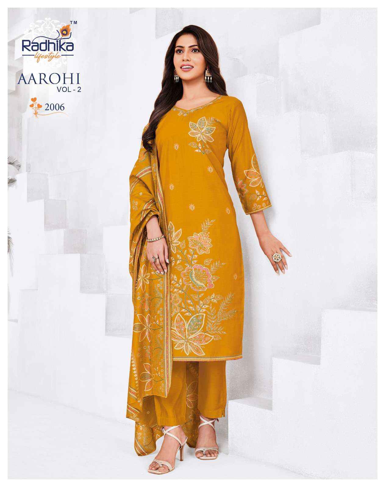 Radhika Lifestyle Aarohi Vol 2 Modal Kurti Combo 8 pcs Catalogue