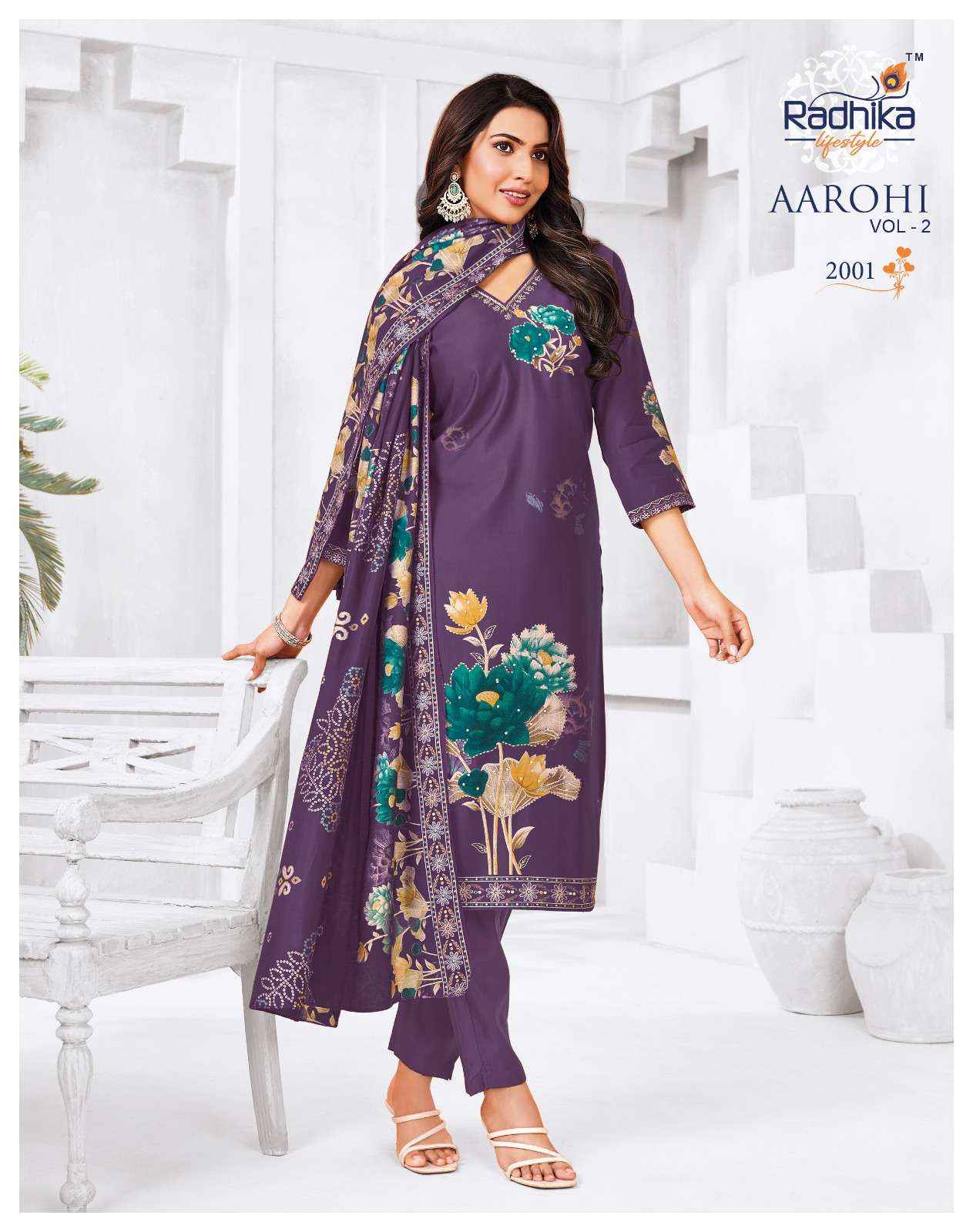 Radhika Lifestyle Aarohi Vol 2 Modal Kurti Combo 8 pcs Catalogue