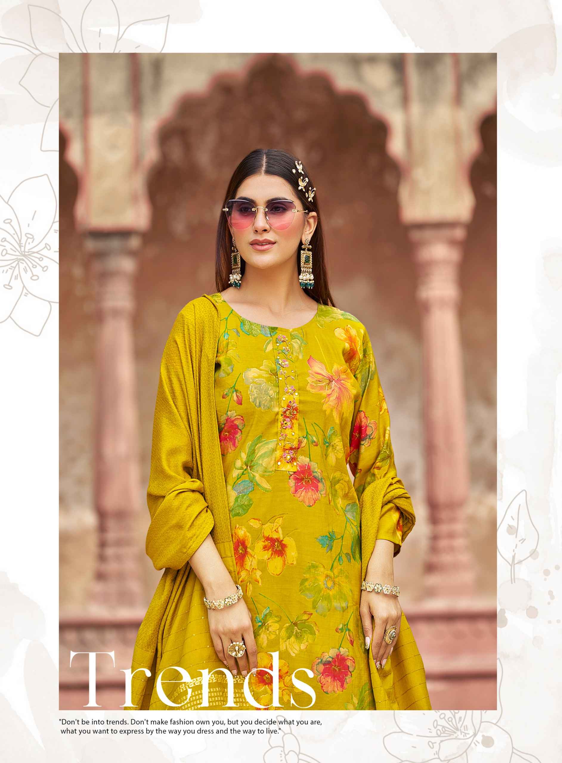 Radhika Lifestyle Satrangi Vol 12 Roman Kurti Combo 6 pcs Catalogue