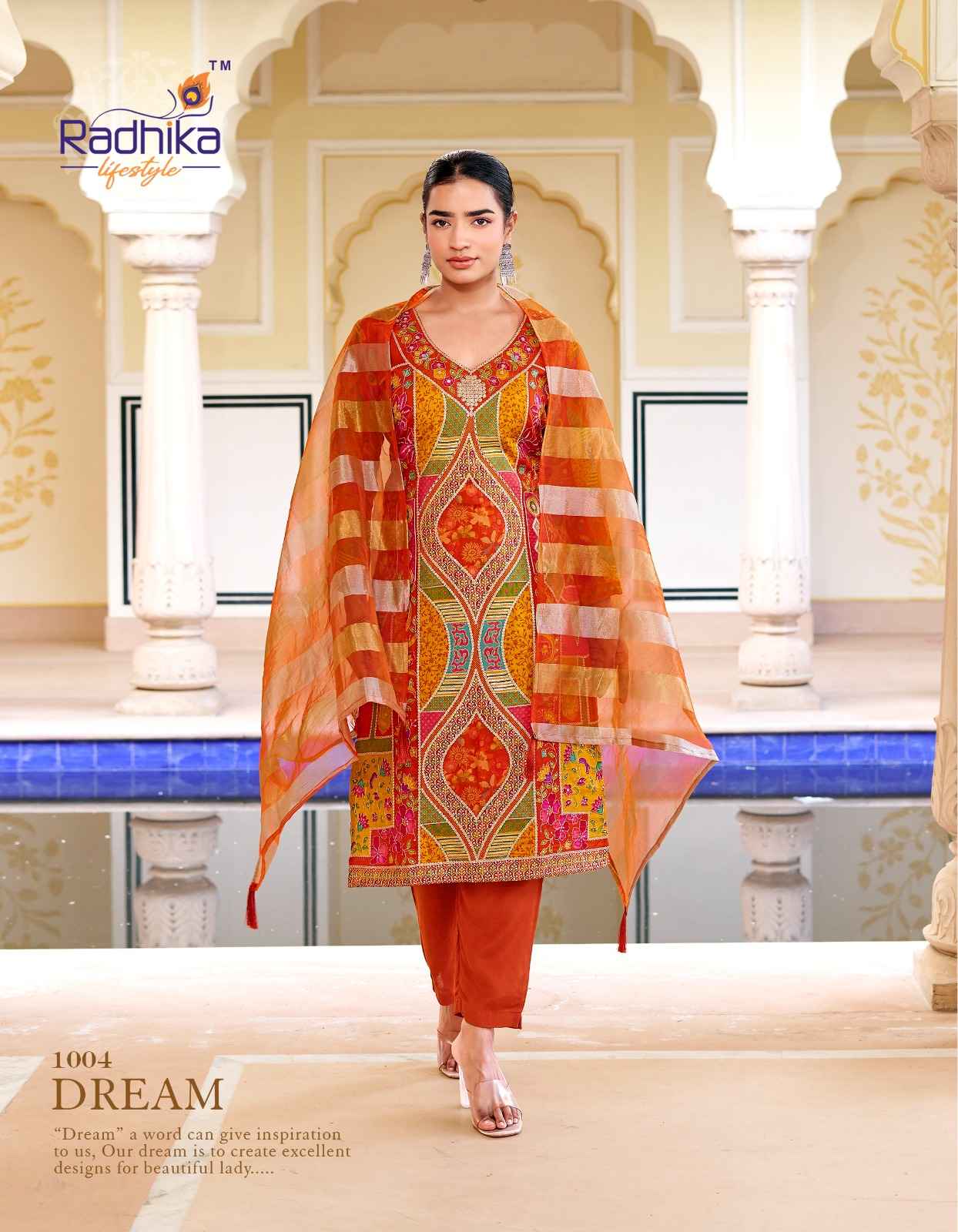 Radhika Lifestyle Ziana Dola Silk Kurti Combo 6 pcs Catalogue