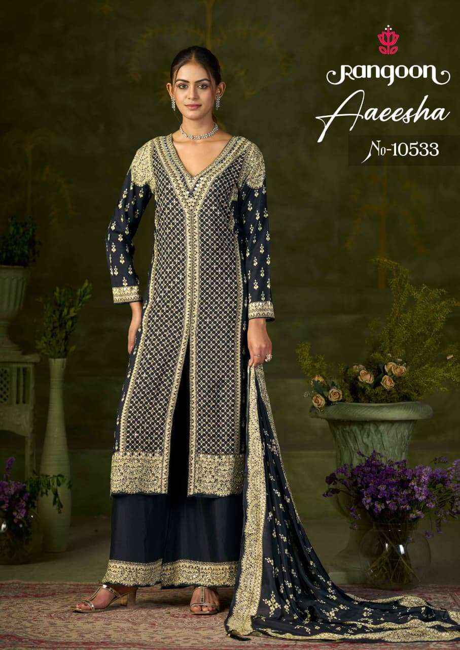 Rangoon Aaeesha Muslin Kurti Combo 4 pcs Catalogue