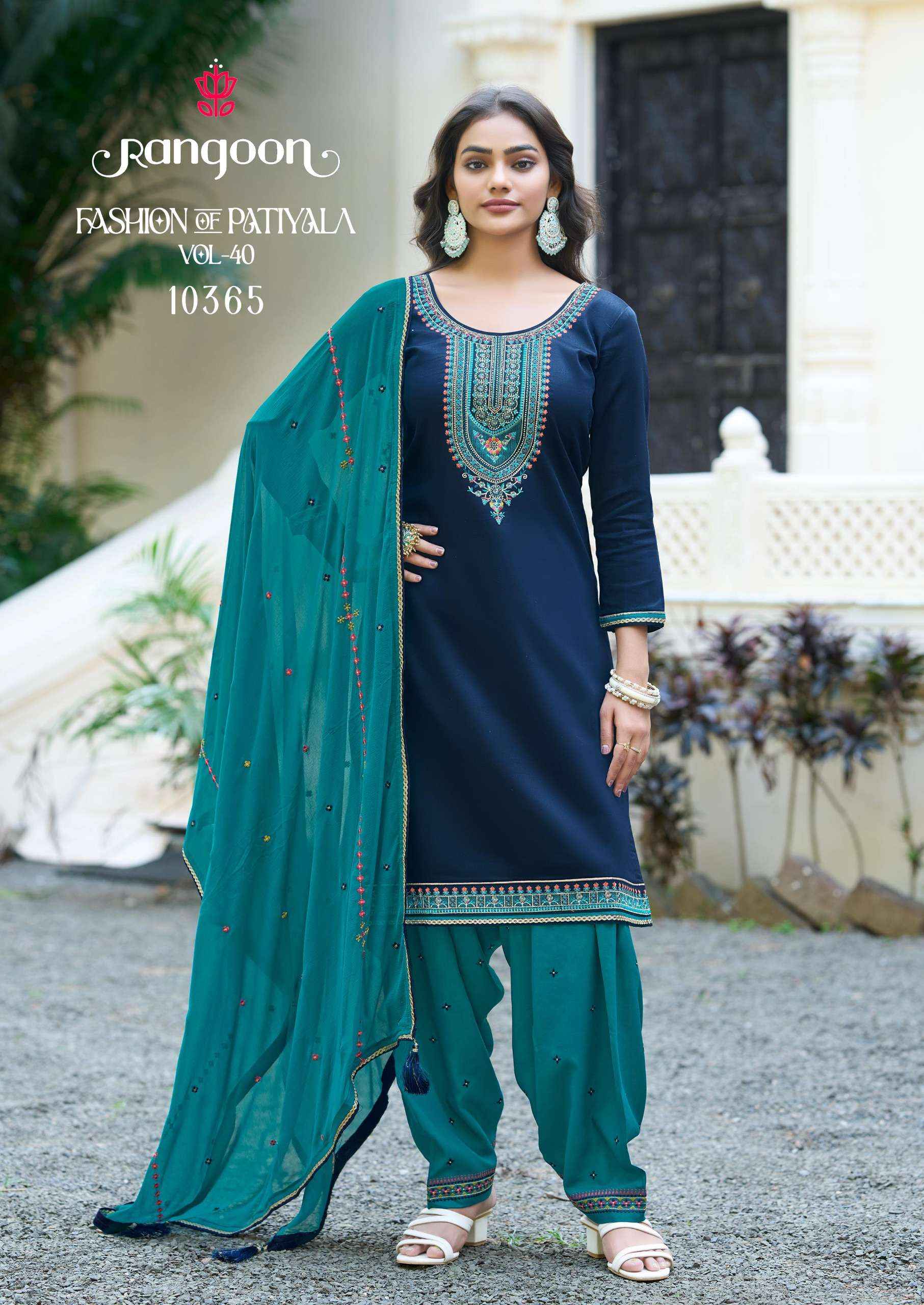 Rangoon Fashion Of Patiyala Vol 40 Jam Silk Kurti Combo 6 pcs Catalogue