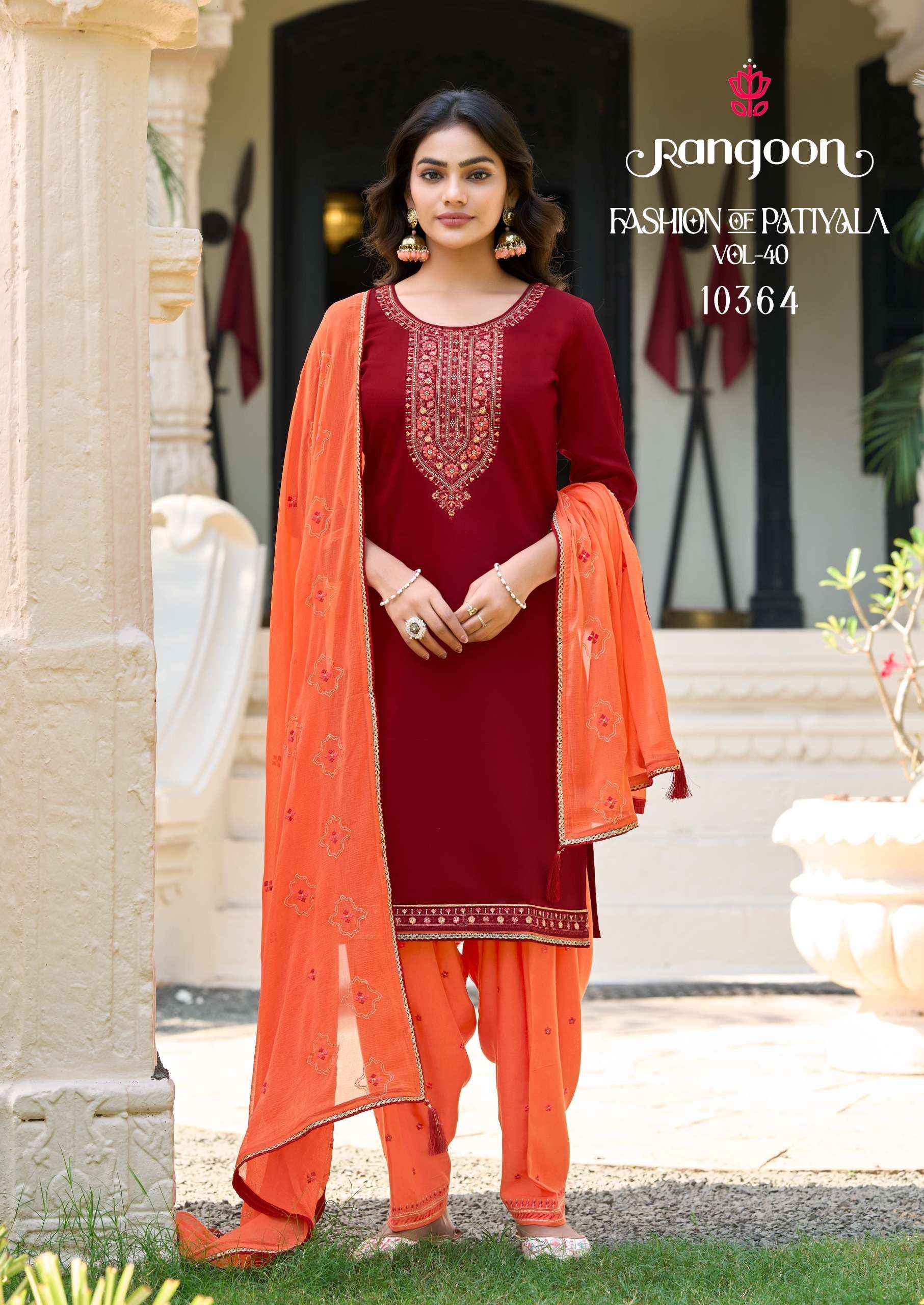 Rangoon Fashion Of Patiyala Vol 40 Jam Silk Kurti Combo 6 pcs Catalogue