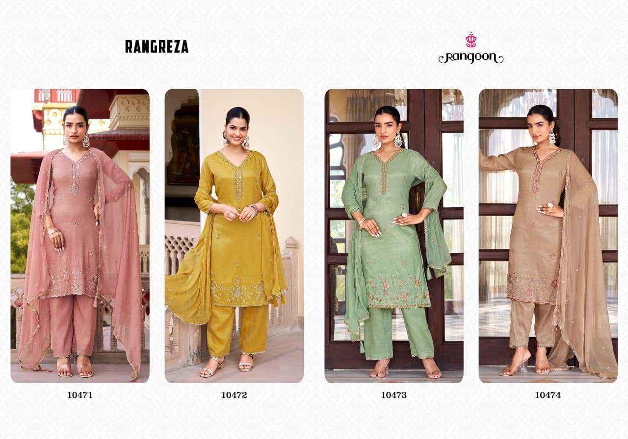 Rangoon Rangreza Viscose Kurti Combo 4 pcs Catalogue