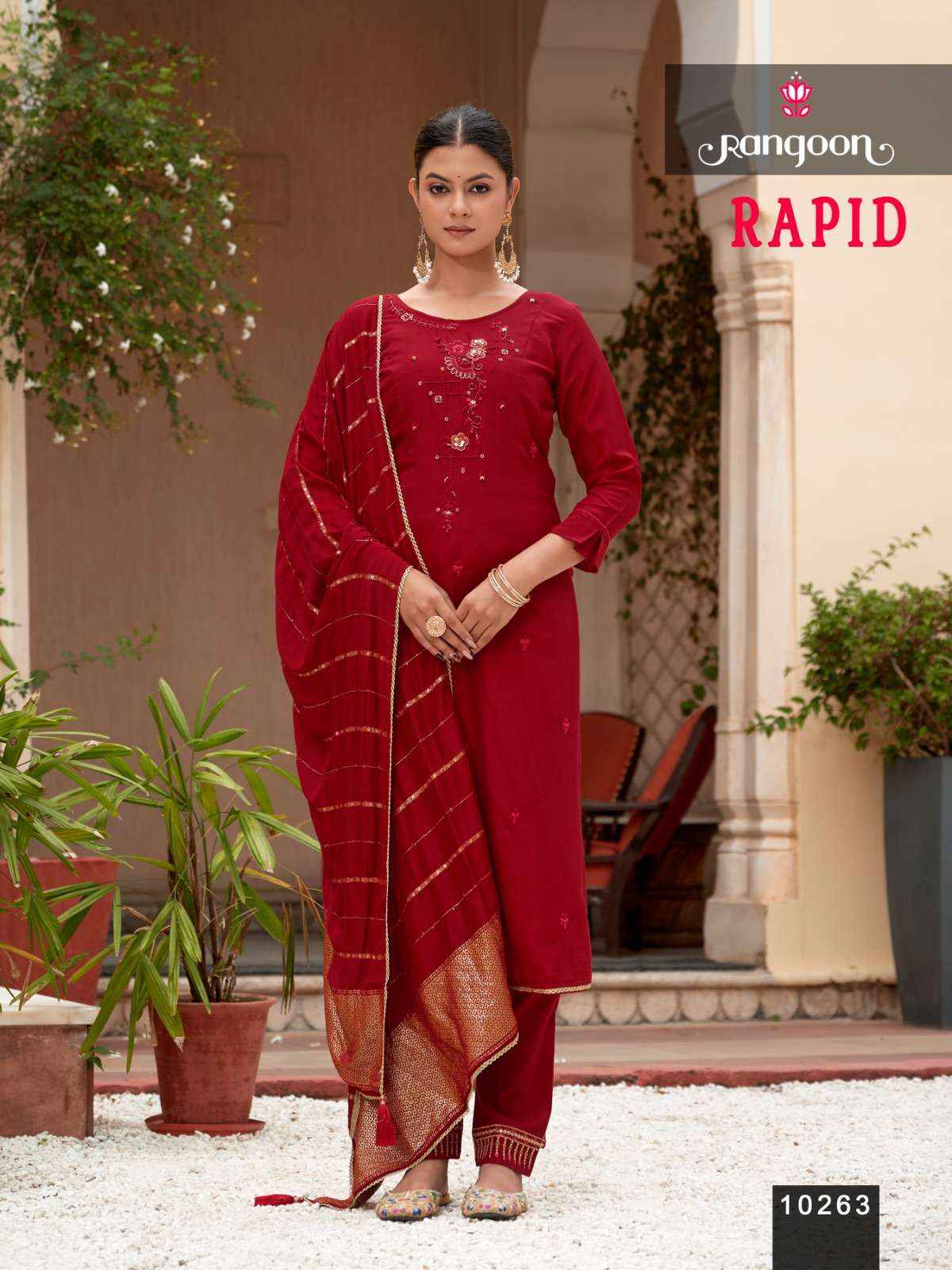 Rangoon Rapid Viscose Kurti Combo 6 pcs Catalogue