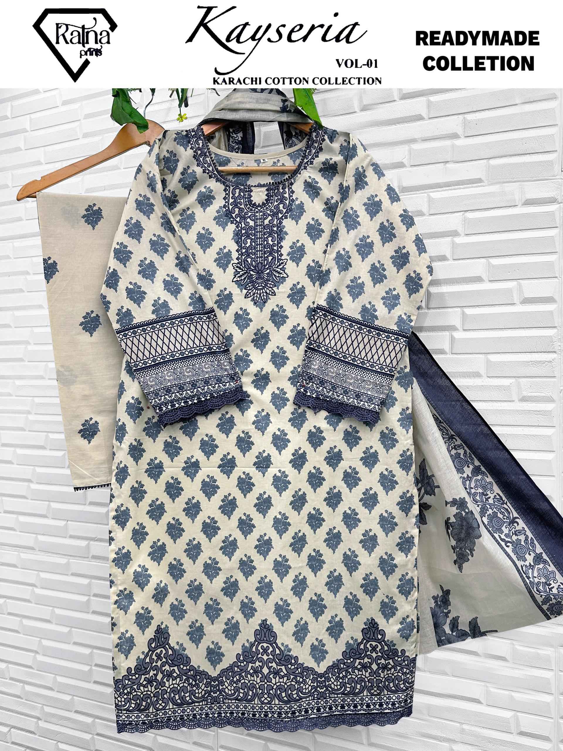 Ratna Prints Kayseria Vol 1 Readymade Cotton Dress 4 pcs Catalogue