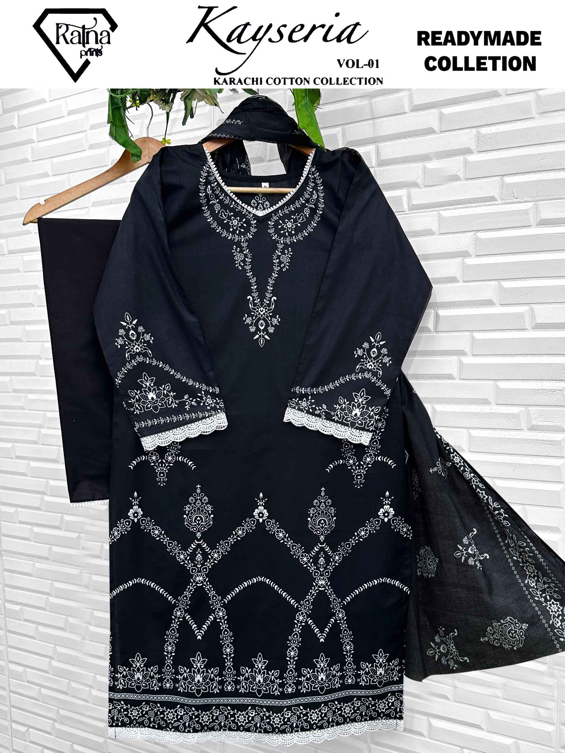 Ratna Prints Kayseria Vol 1 Readymade Cotton Dress 4 pcs Catalogue