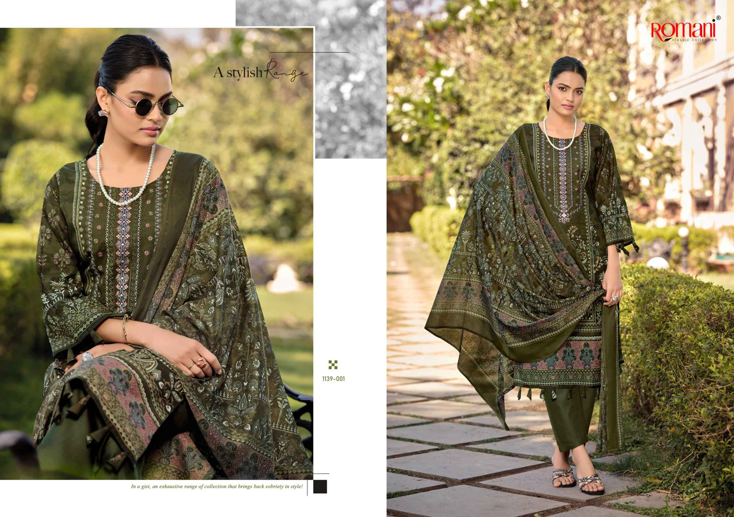 Romani Bin Kareem Vol 3 Cotton Dress Material 8 pcs Catalogue