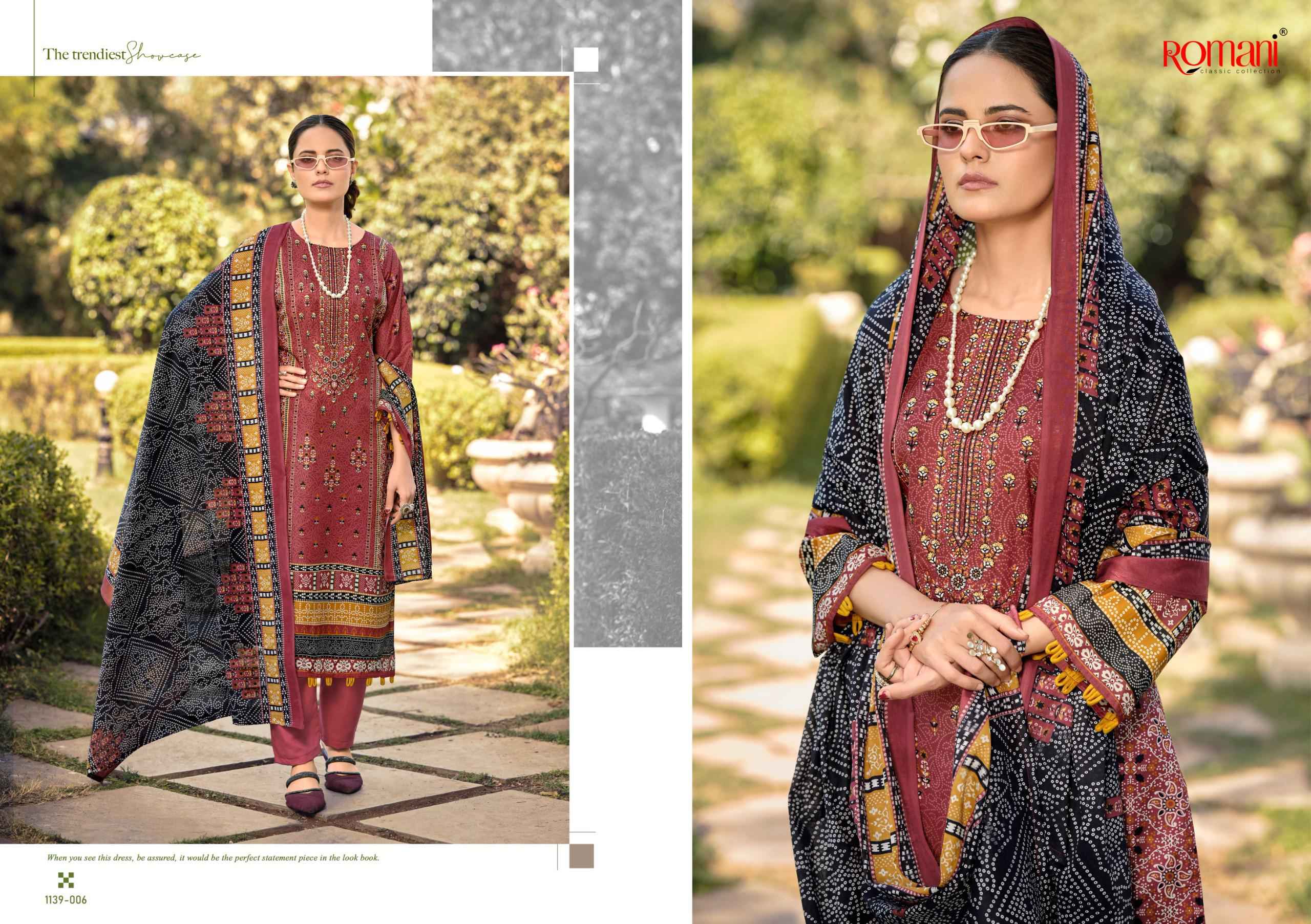 Romani Bin Kareem Vol 3 Cotton Dress Material 8 pcs Catalogue