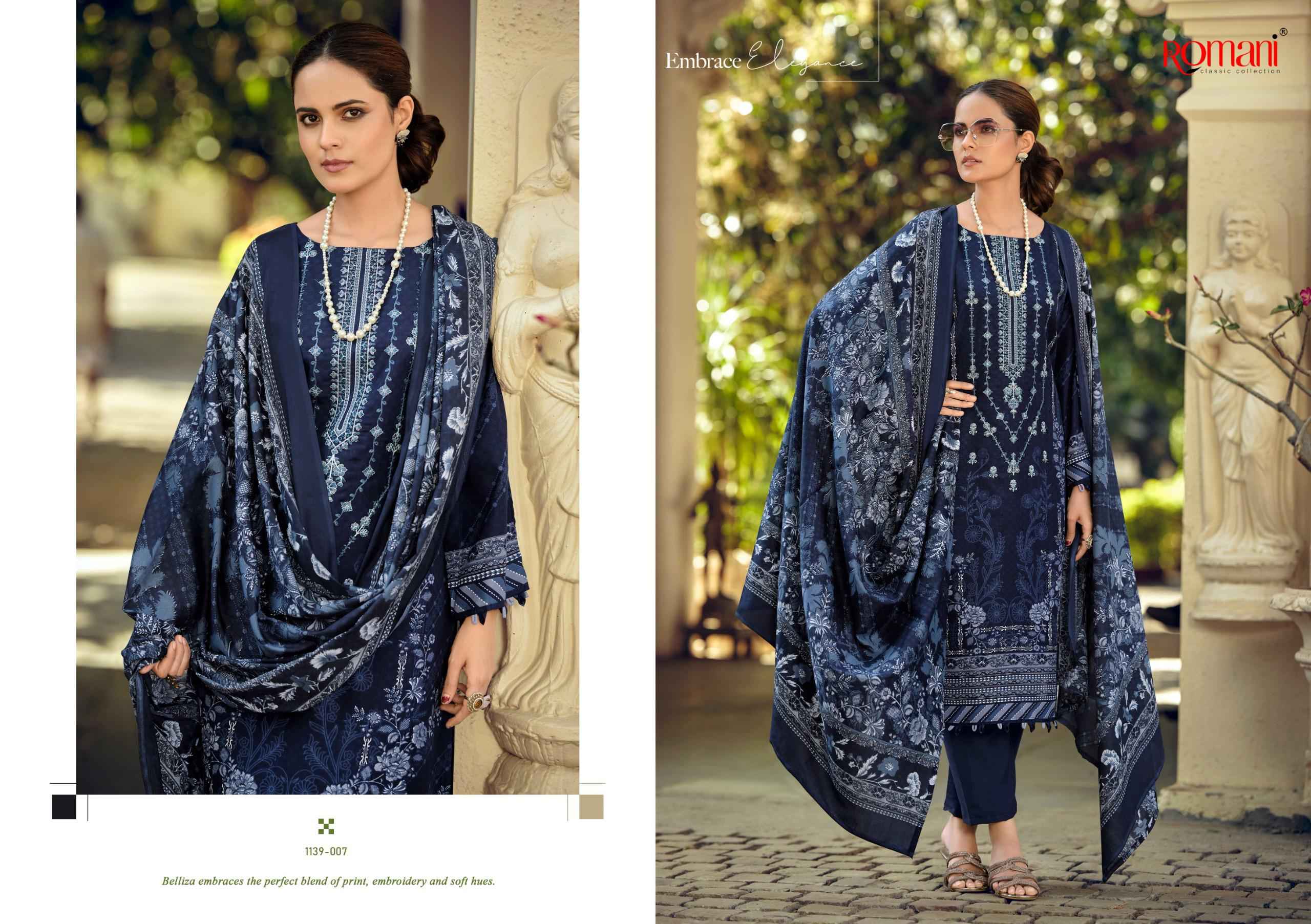 Romani Bin Kareem Vol 3 Cotton Dress Material 8 pcs Catalogue