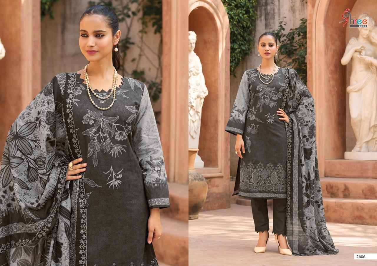 Shree Fabs Bin Saeed Lawn Collection Vol 26 Cotton Dress Material 6 pcs Catalogue