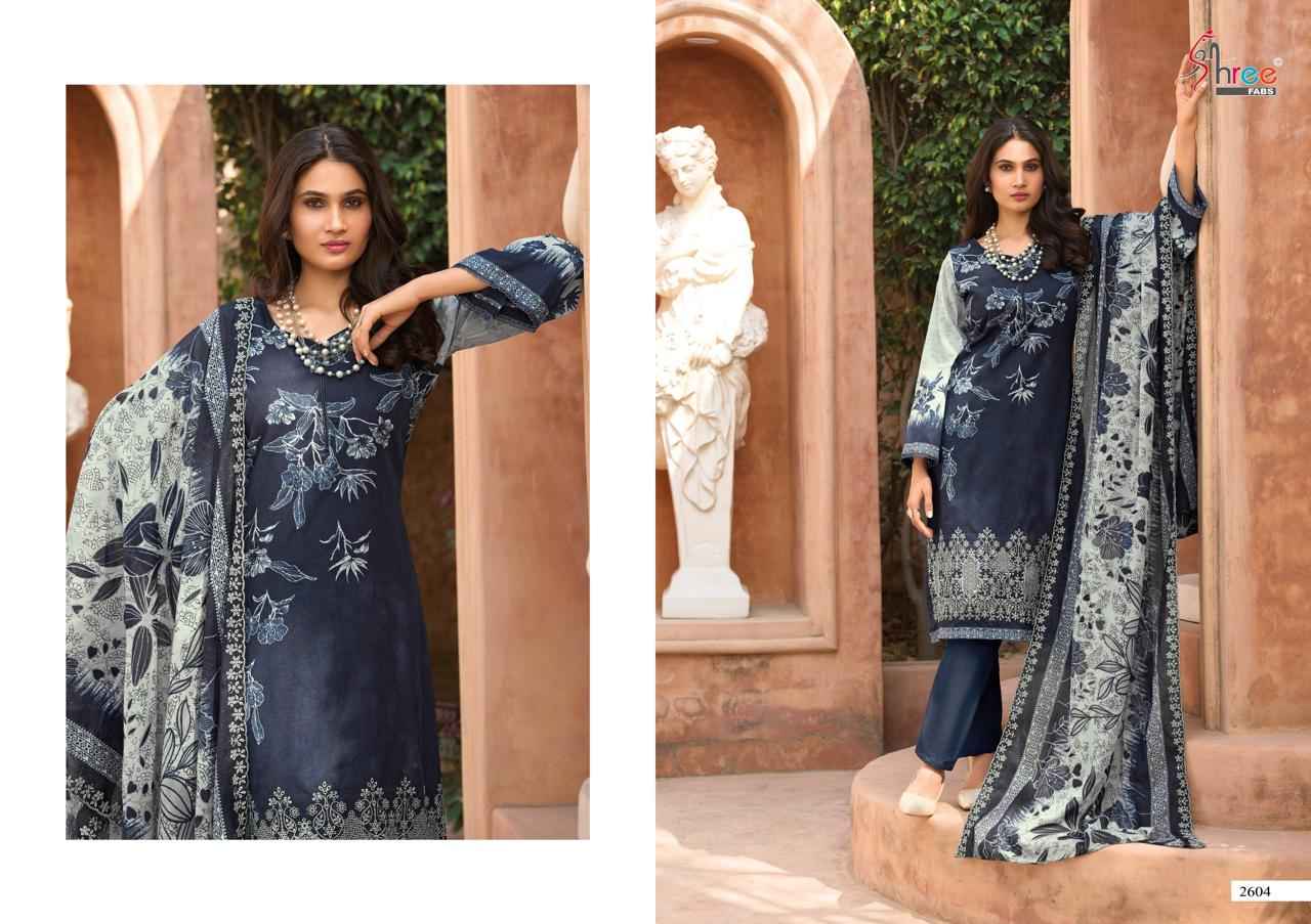 Shree Fabs Bin Saeed Lawn Collection Vol 26 Cotton Dress Material 6 pcs Catalogue