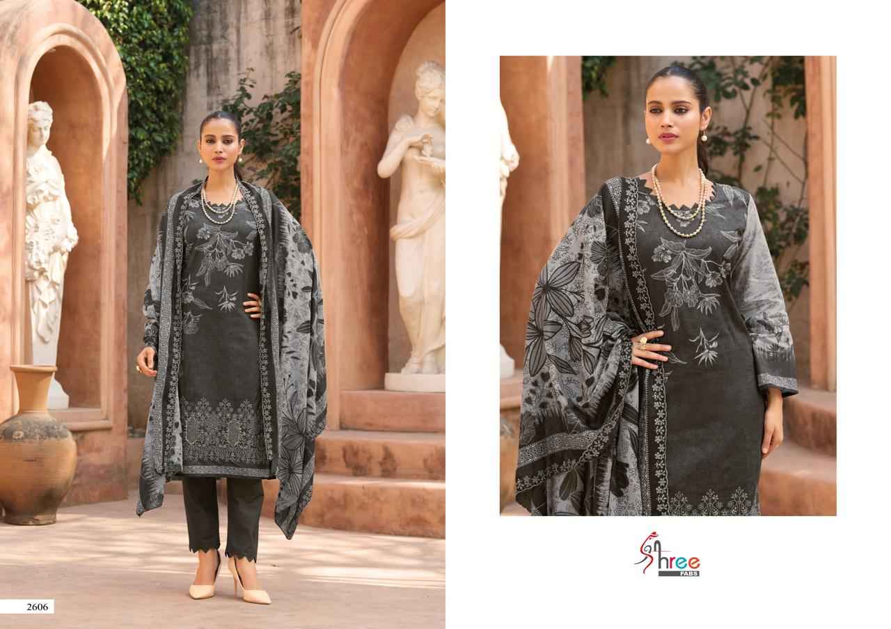 Shree Fabs Bin Saeed Lawn Collection Vol 26 Cotton Dress Material 6 pcs Catalogue