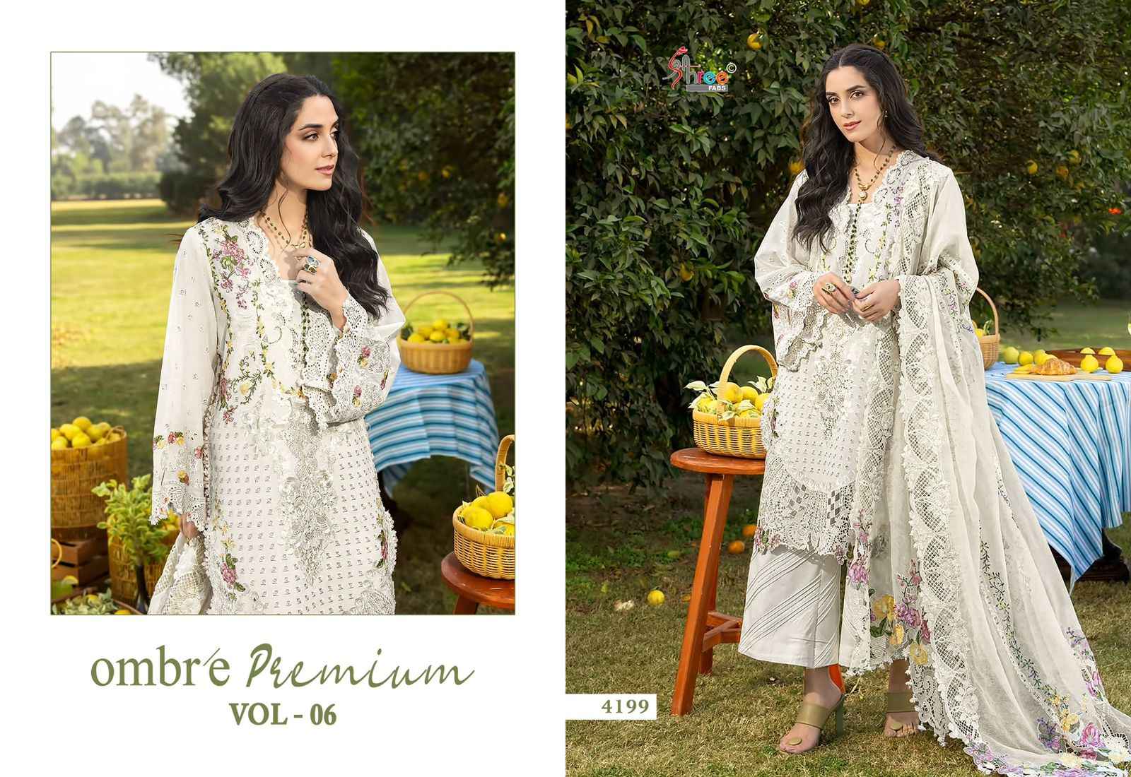 Shree Fabs Ombre Premium Vol 6 Cotton Dress Material 6 pcs Catalogue