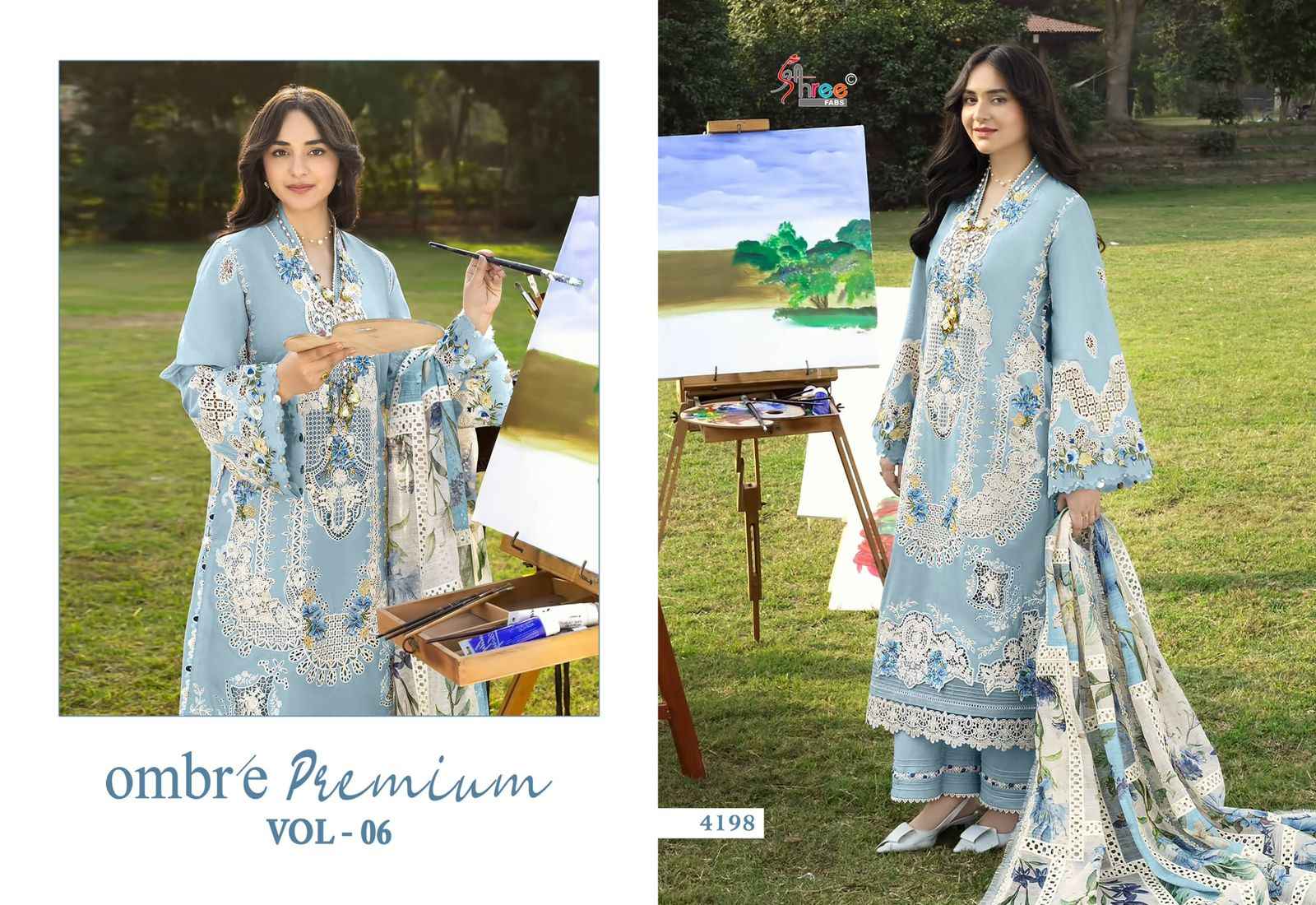 Shree Fabs Ombre Premium Vol 6 Cotton Dress Material 6 pcs Catalogue