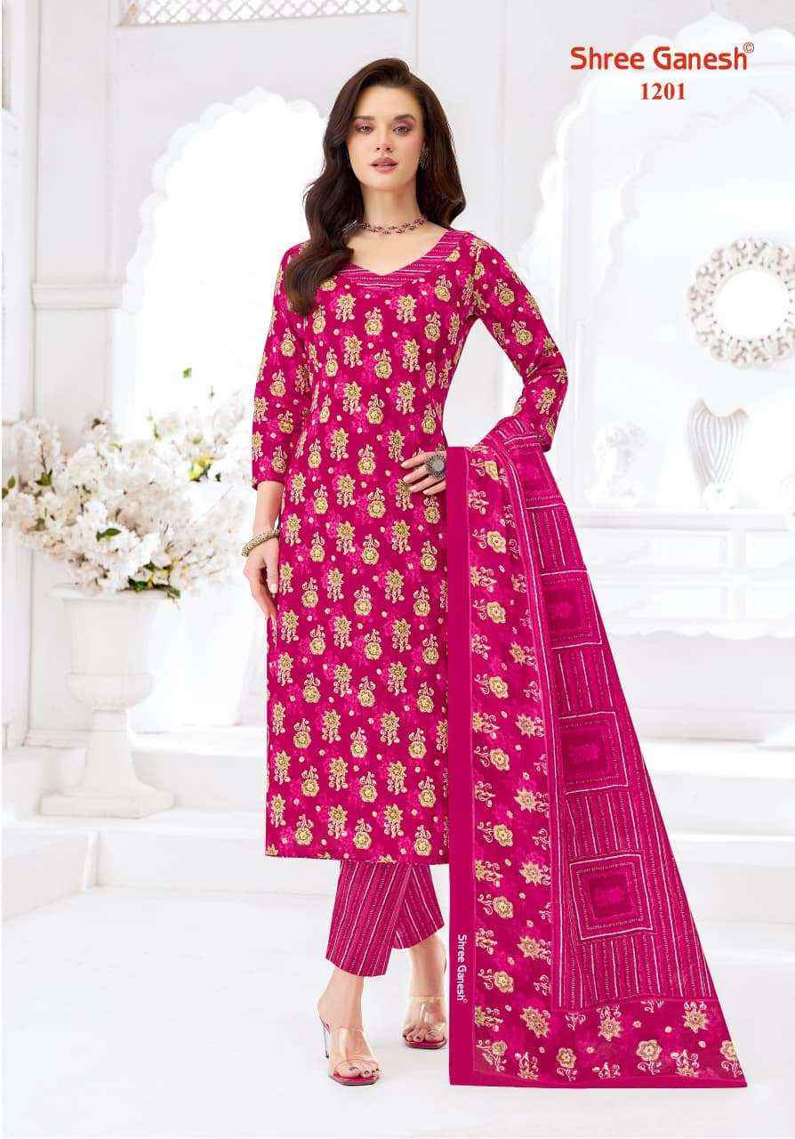 Shree Ganesh Samaiyra Readymade Cotton Dress 12 pcs Catalogue