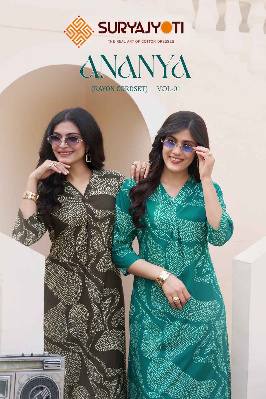 Suryajyoti Ananya Vol 1 Rayon Co Ord Set 10 pcs Catalogue
