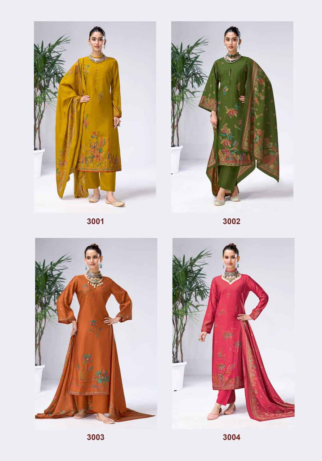Suryajyoti Chikiri Vol 3 Roman Silk Dress Material 6 Pcs Catalouge