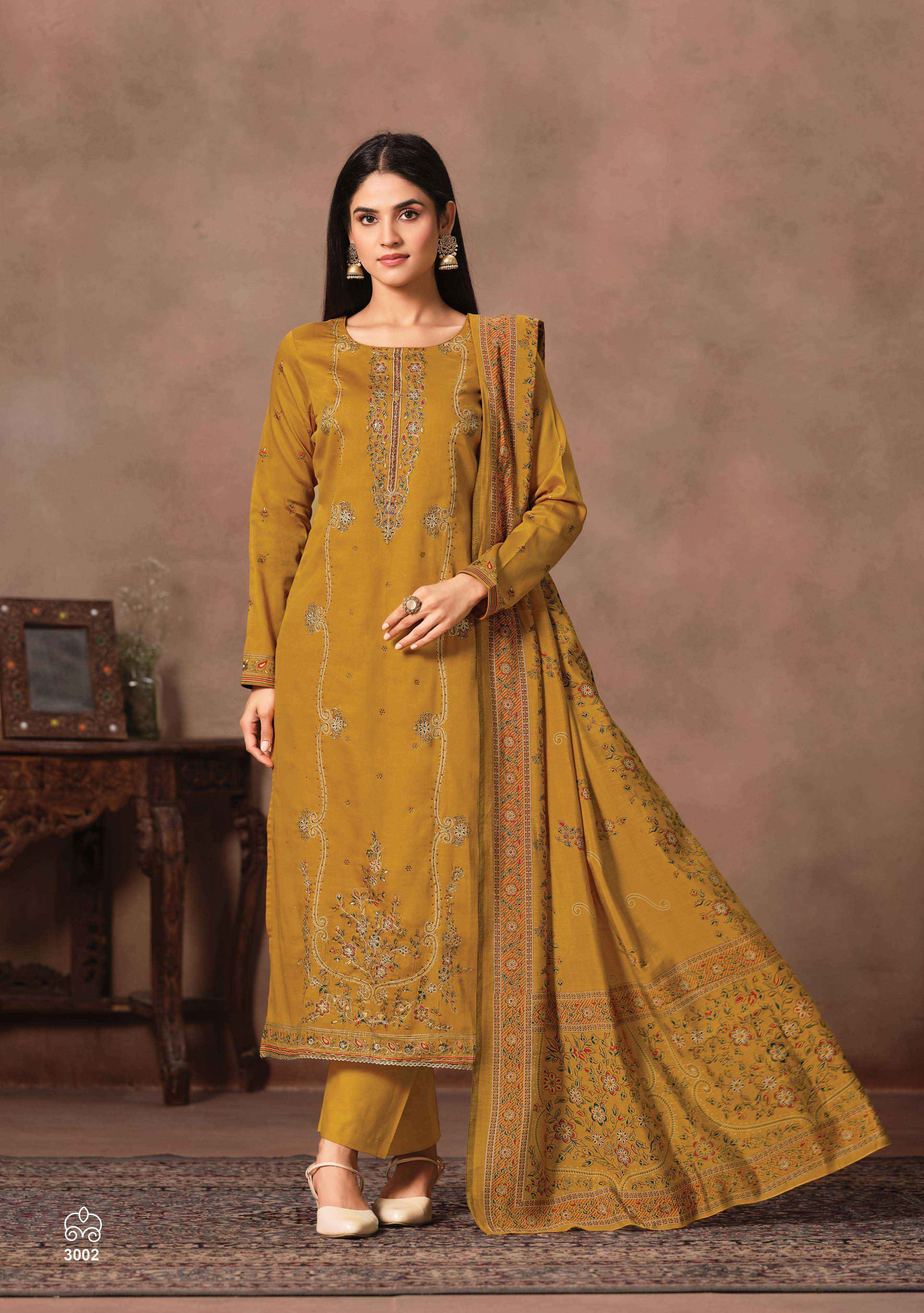 Suryajyoti Kamila Vol 3 Jam Satin Dress Material 6 Pcs Catalouge