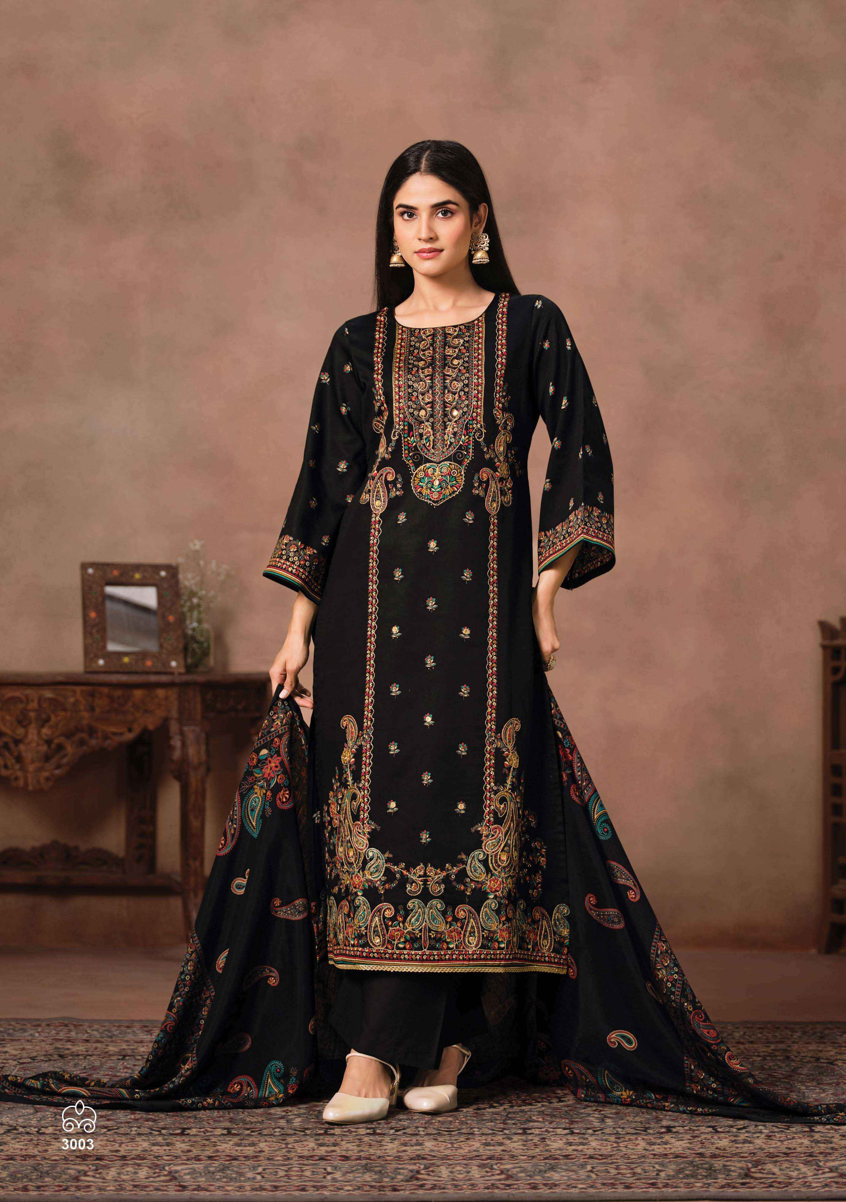 Suryajyoti Kamila Vol 3 Jam Satin Dress Material 6 Pcs Catalouge