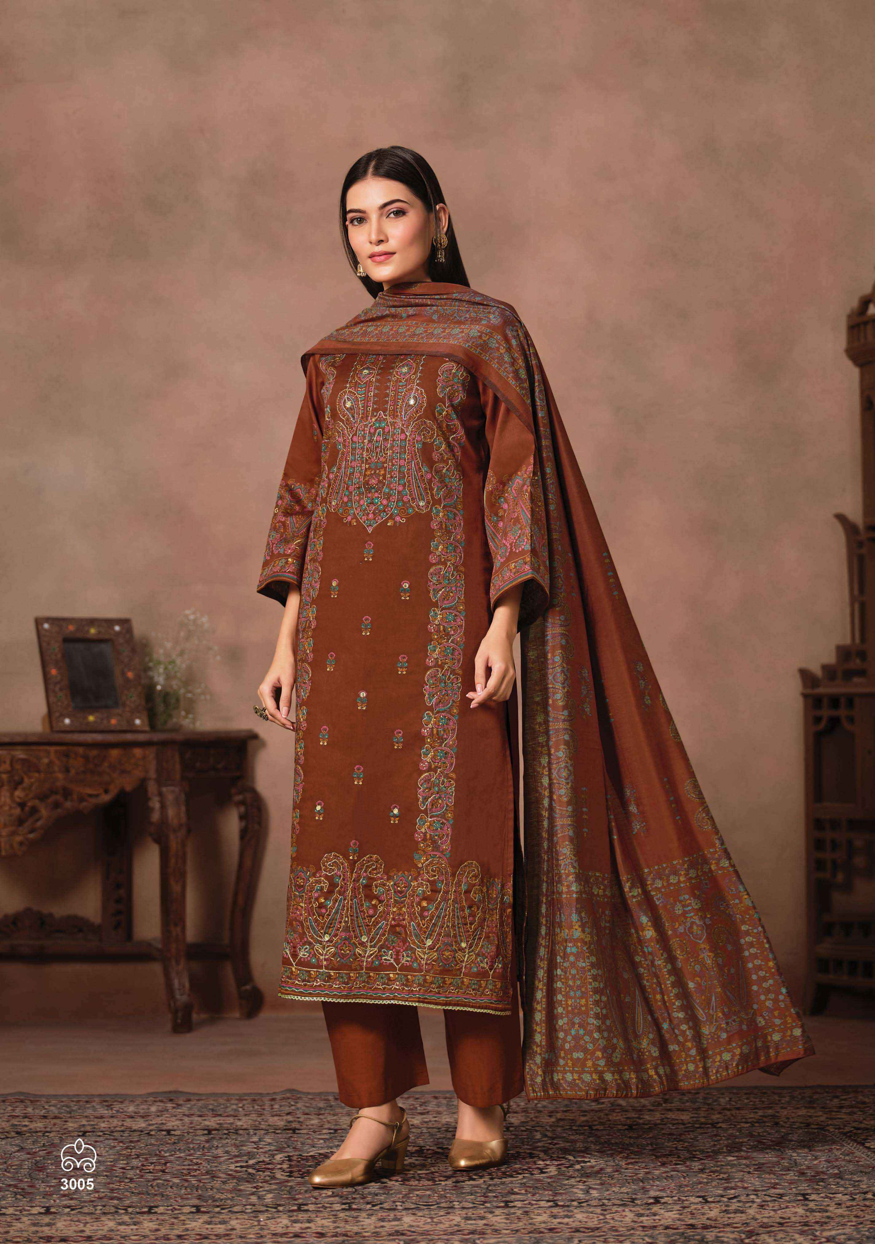 Suryajyoti Kamila Vol 3 Jam Satin Dress Material 6 Pcs Catalouge