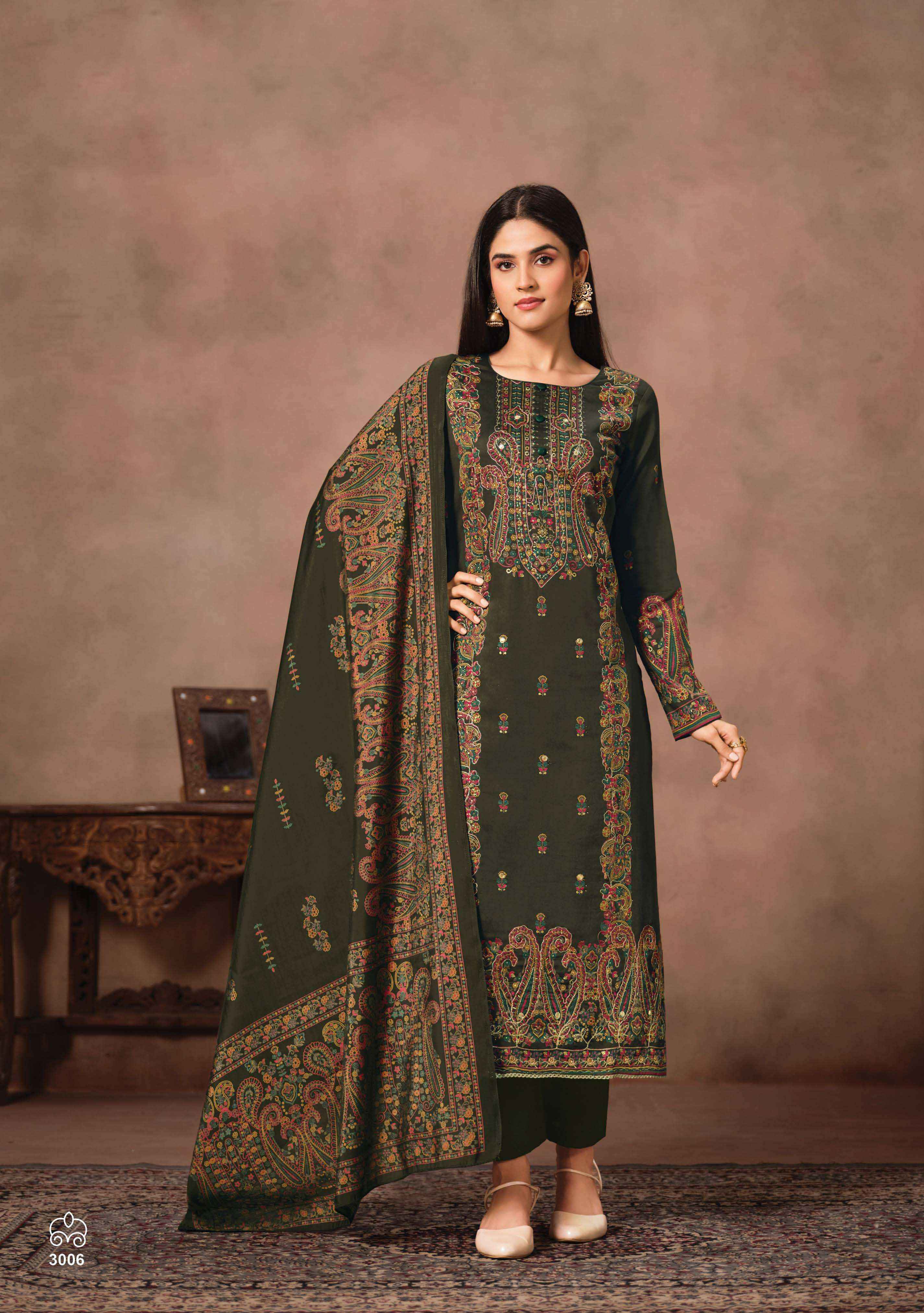 Suryajyoti Kamila Vol 3 Jam Satin Dress Material 6 Pcs Catalouge